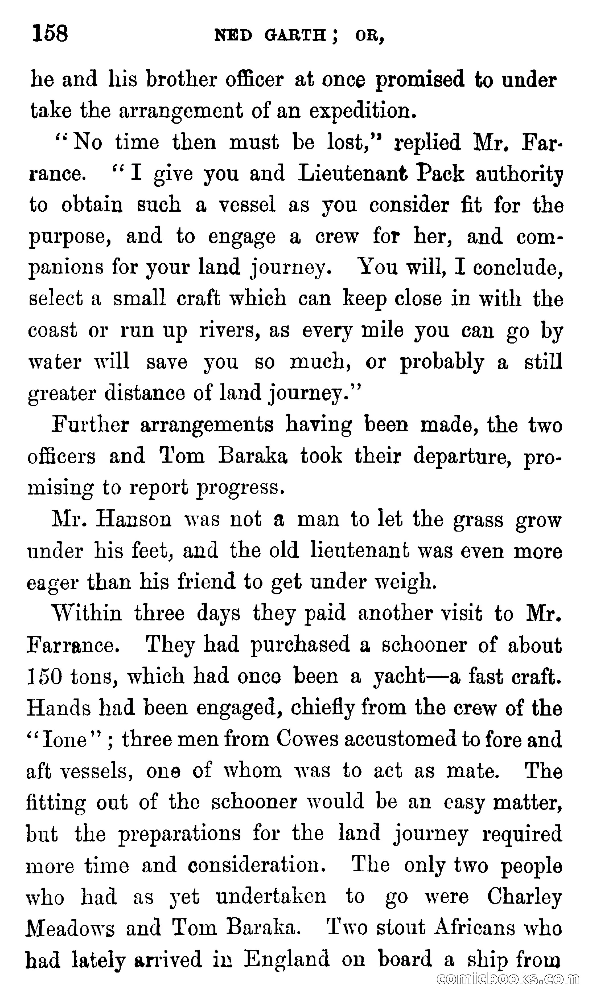 Ned Garth; or, Made Prisoner in Africa — page 162 of 260