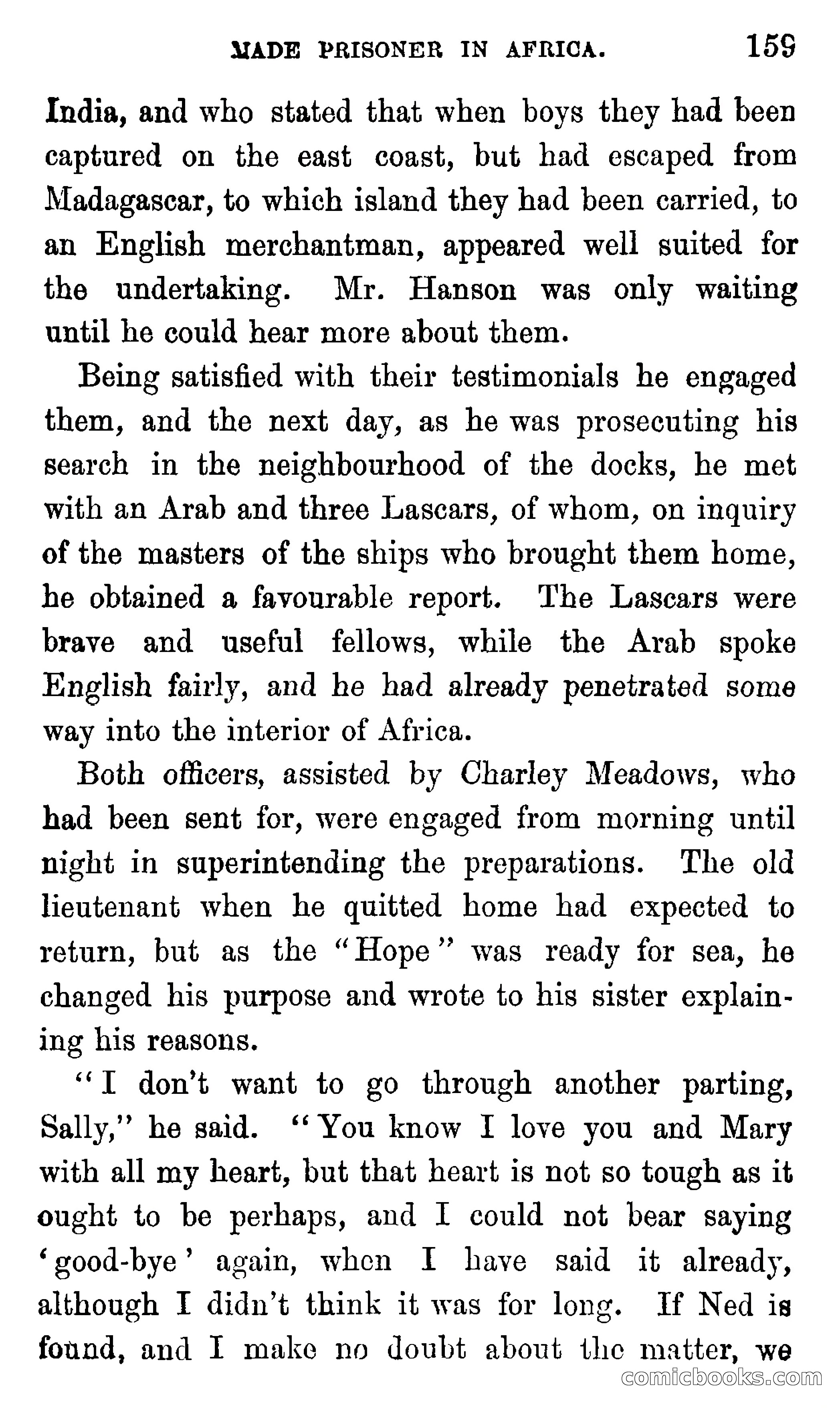 Ned Garth; or, Made Prisoner in Africa — page 163 of 260