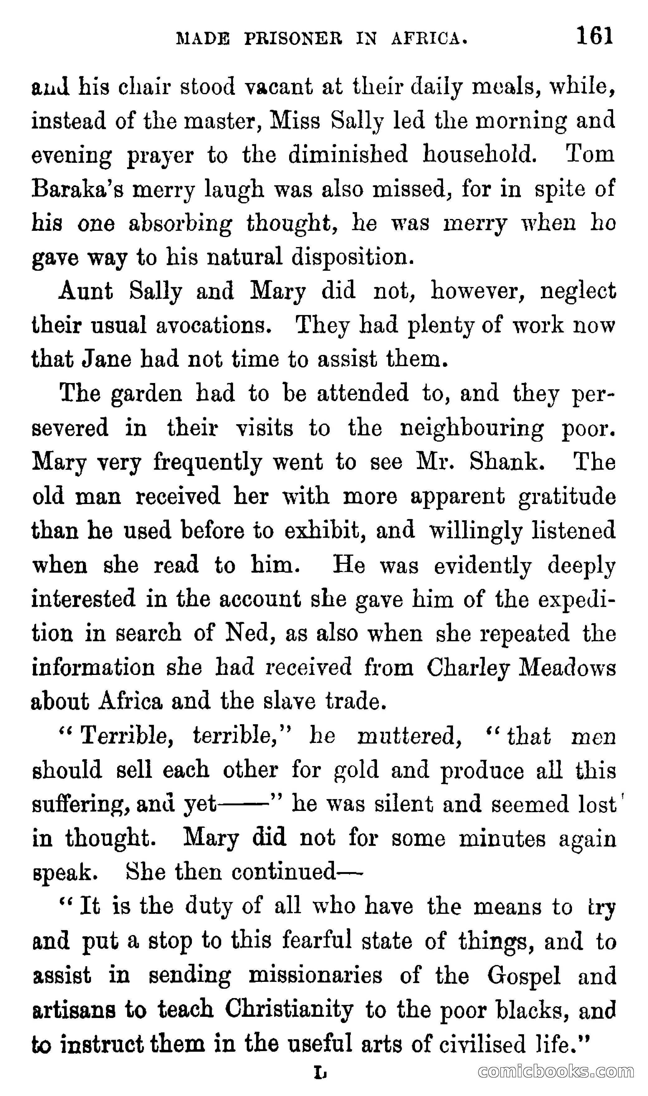 Ned Garth; or, Made Prisoner in Africa — page 165 of 260
