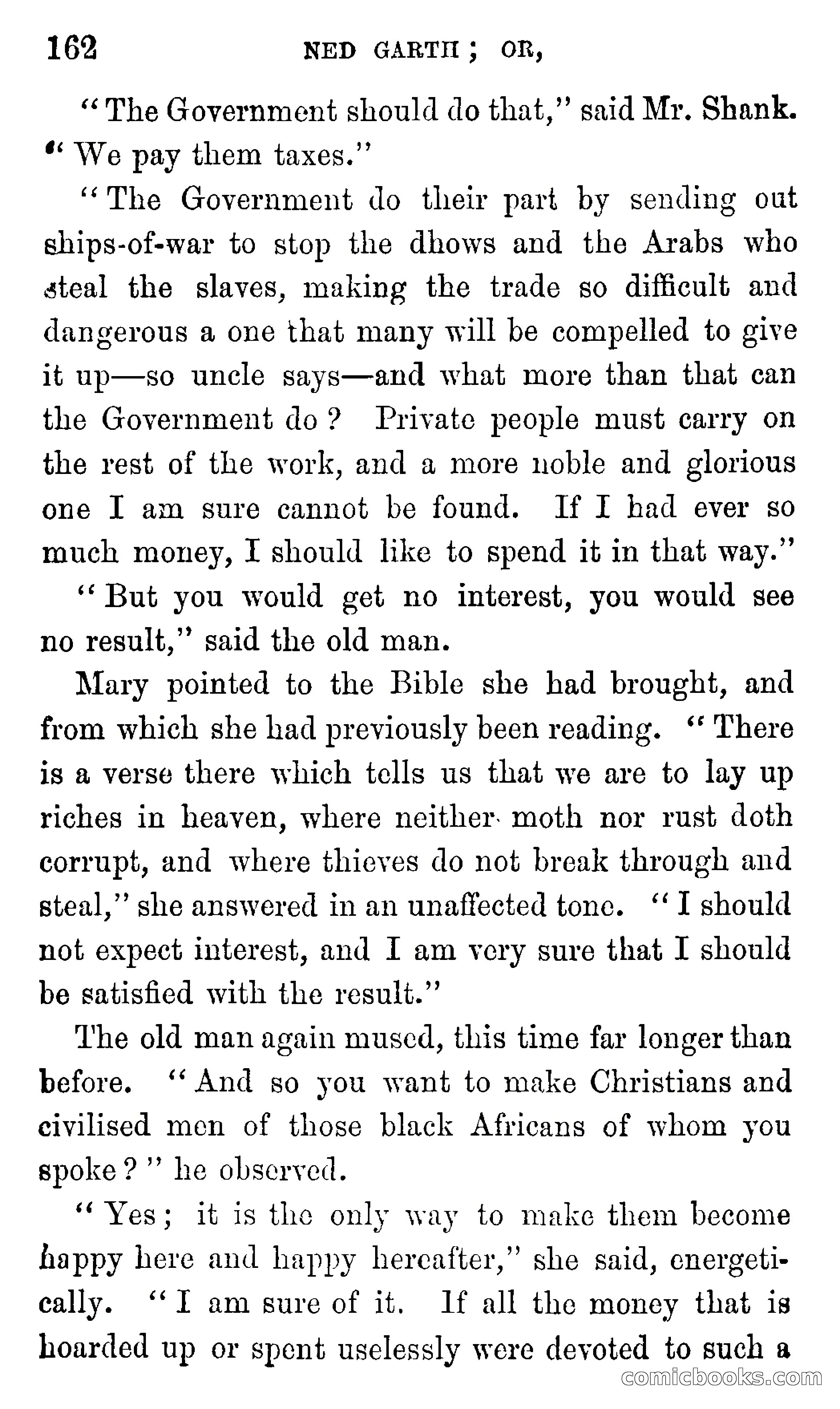 Ned Garth; or, Made Prisoner in Africa — page 166 of 260