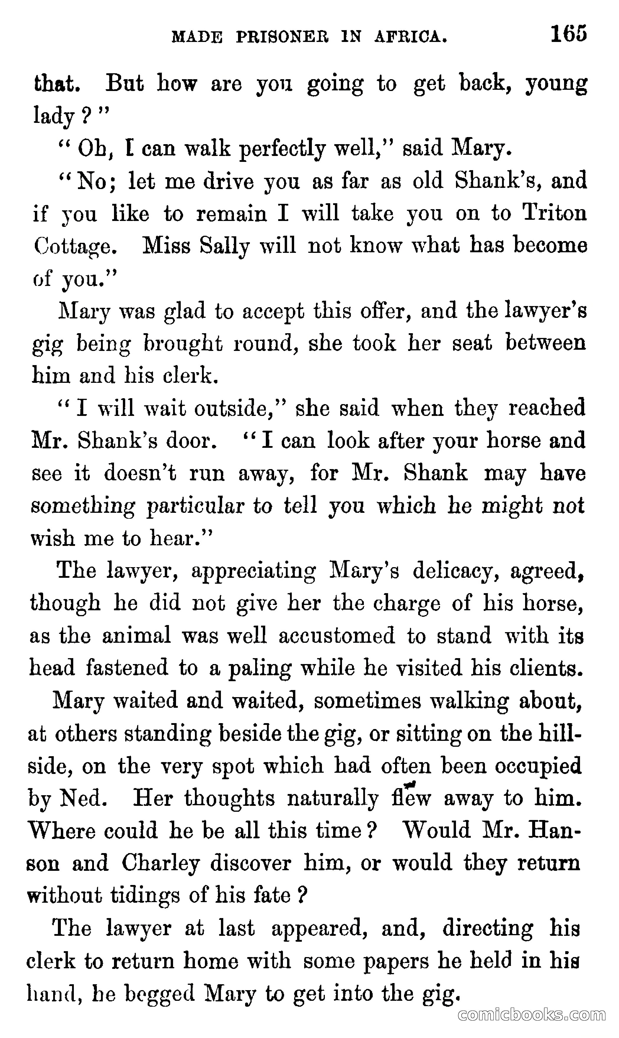 Ned Garth; or, Made Prisoner in Africa — page 169 of 260