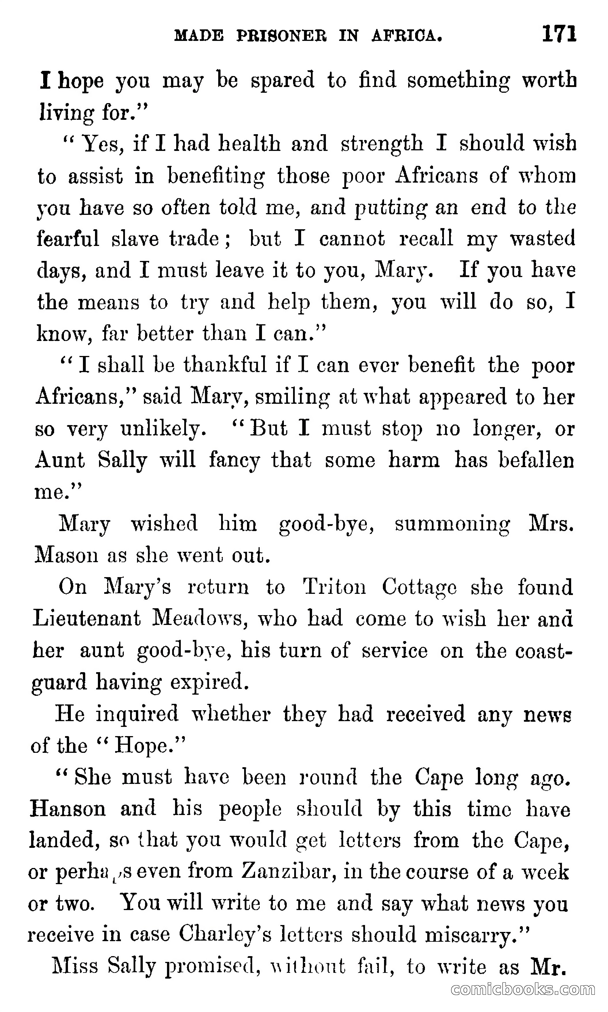 Ned Garth; or, Made Prisoner in Africa — page 175 of 260