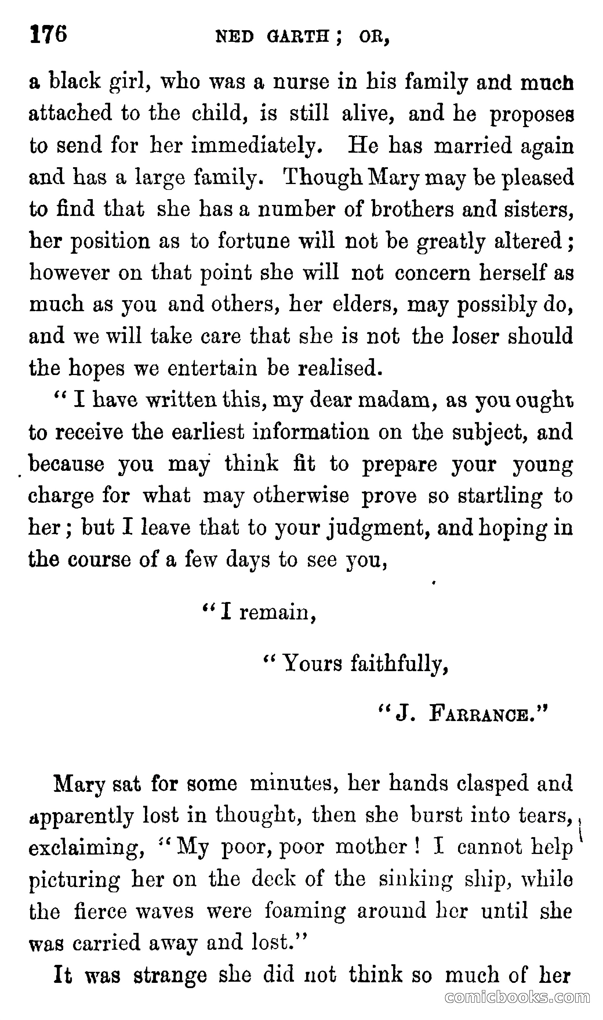 Ned Garth; or, Made Prisoner in Africa — page 180 of 260