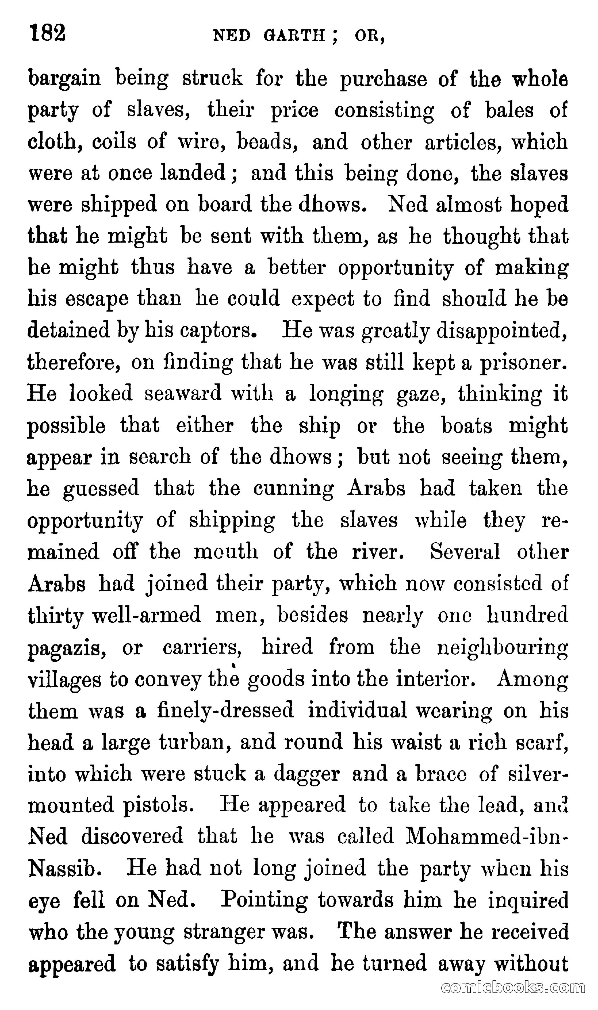 Ned Garth; or, Made Prisoner in Africa — page 186 of 260