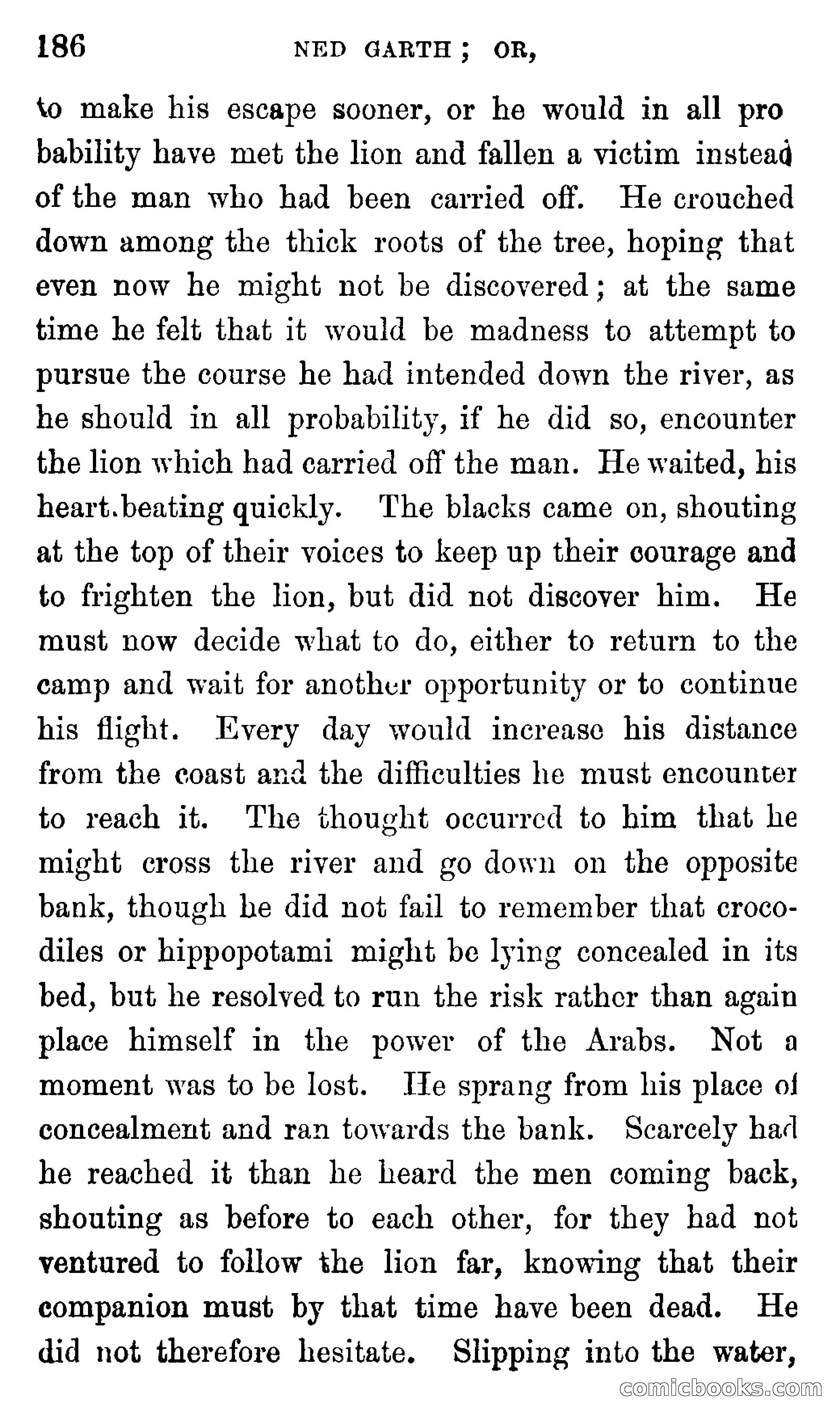 Ned Garth; or, Made Prisoner in Africa — page 190 of 260