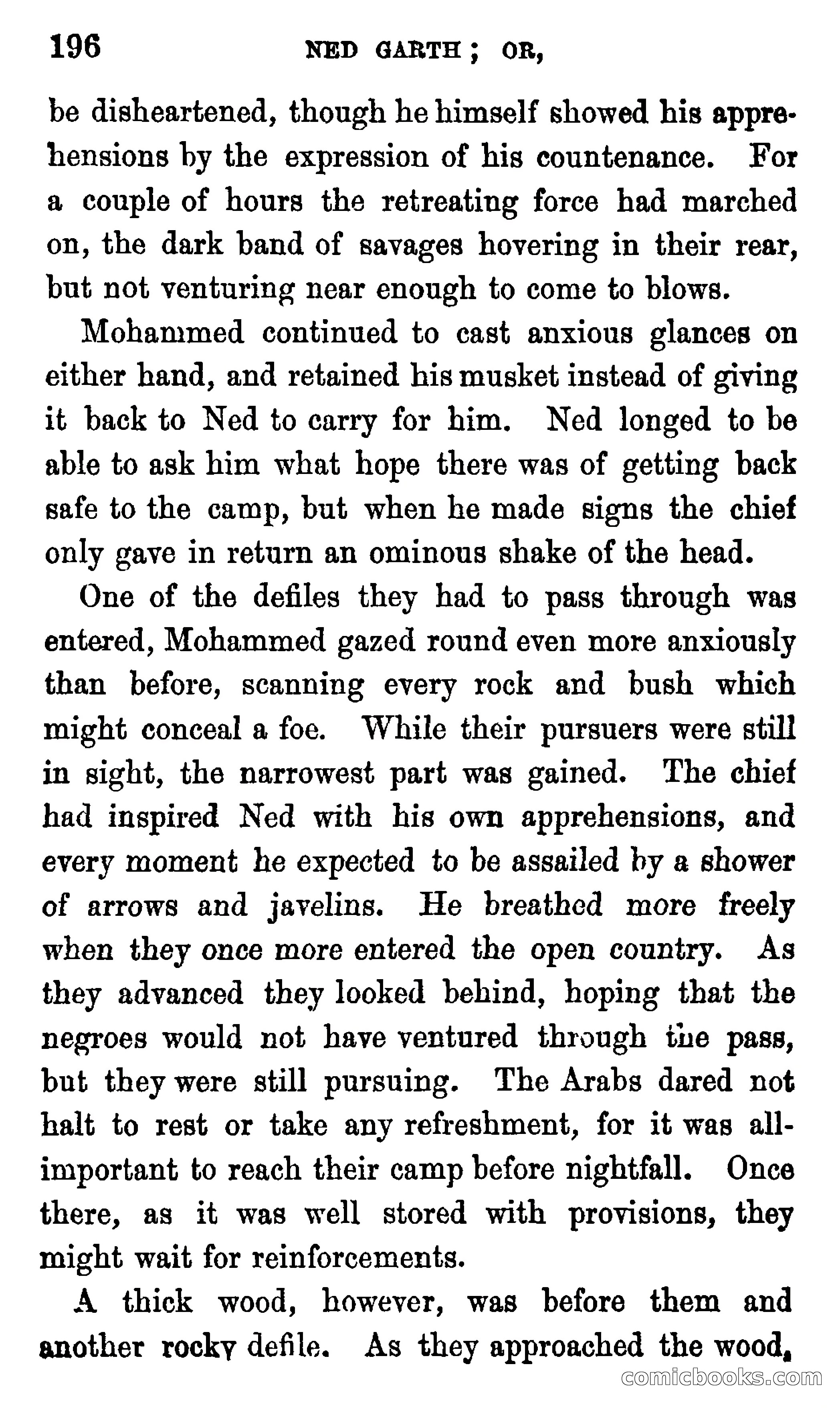 Ned Garth; or, Made Prisoner in Africa — page 200 of 260