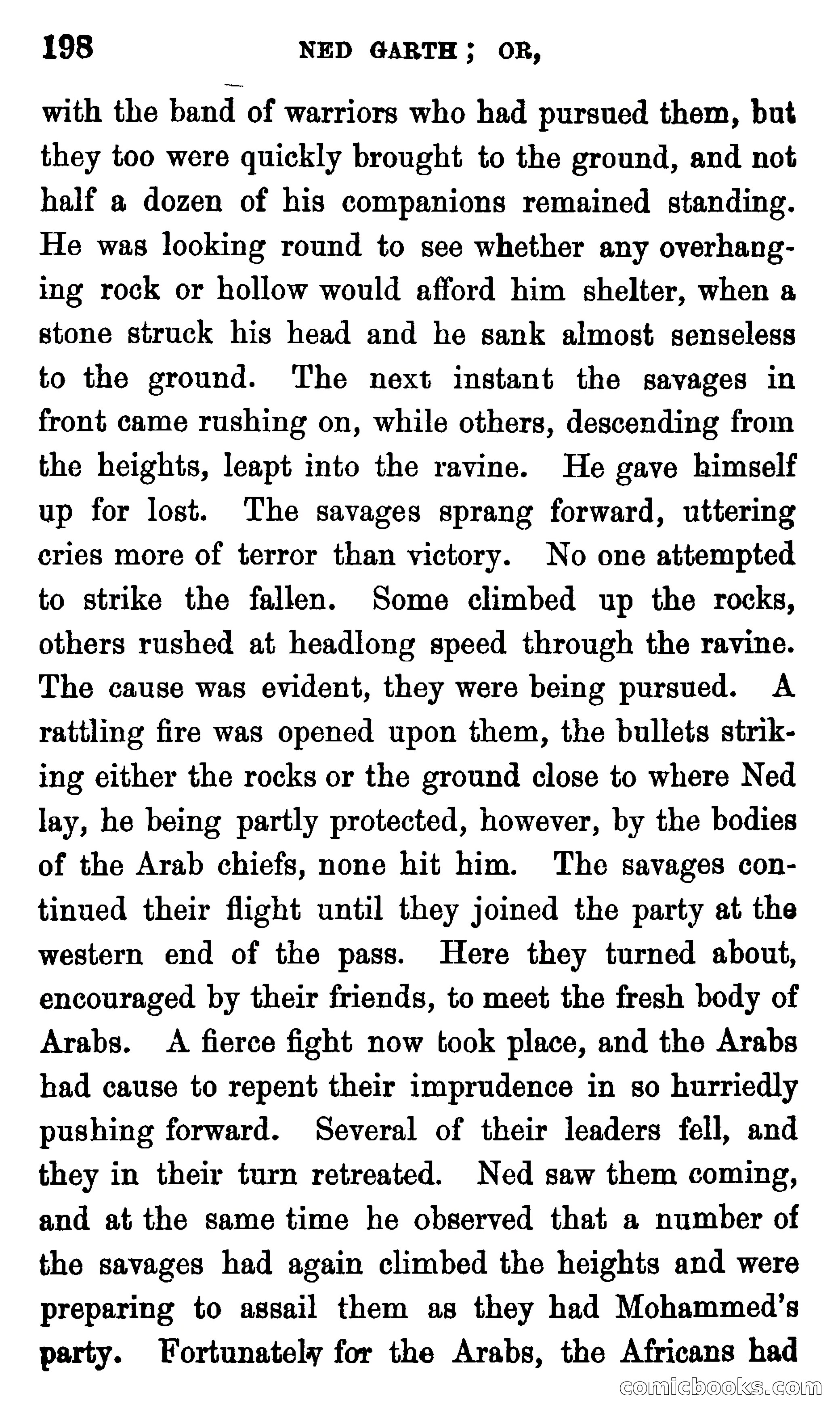 Ned Garth; or, Made Prisoner in Africa — page 202 of 260