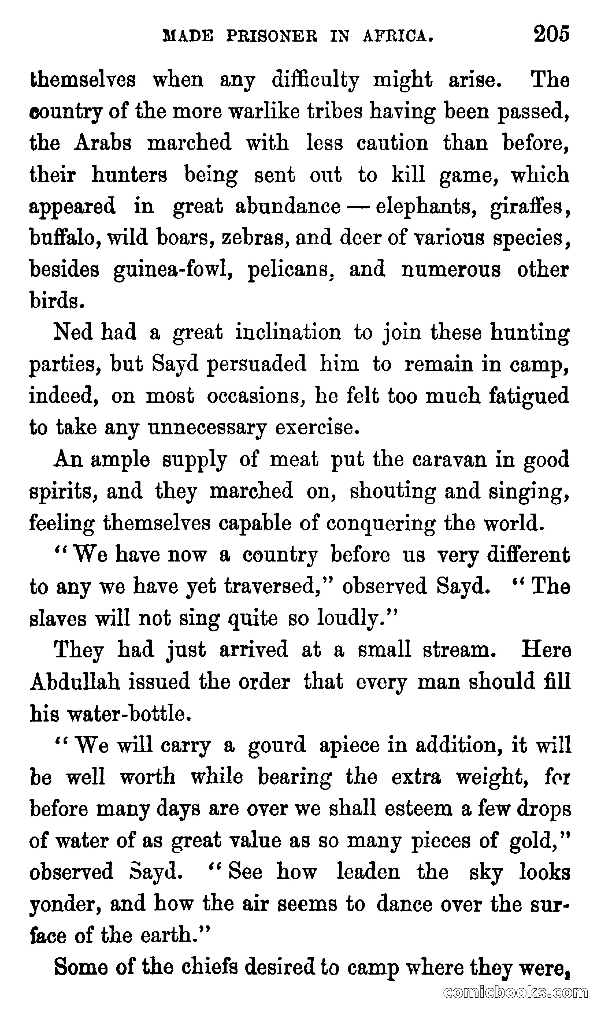 Ned Garth; or, Made Prisoner in Africa — page 209 of 260