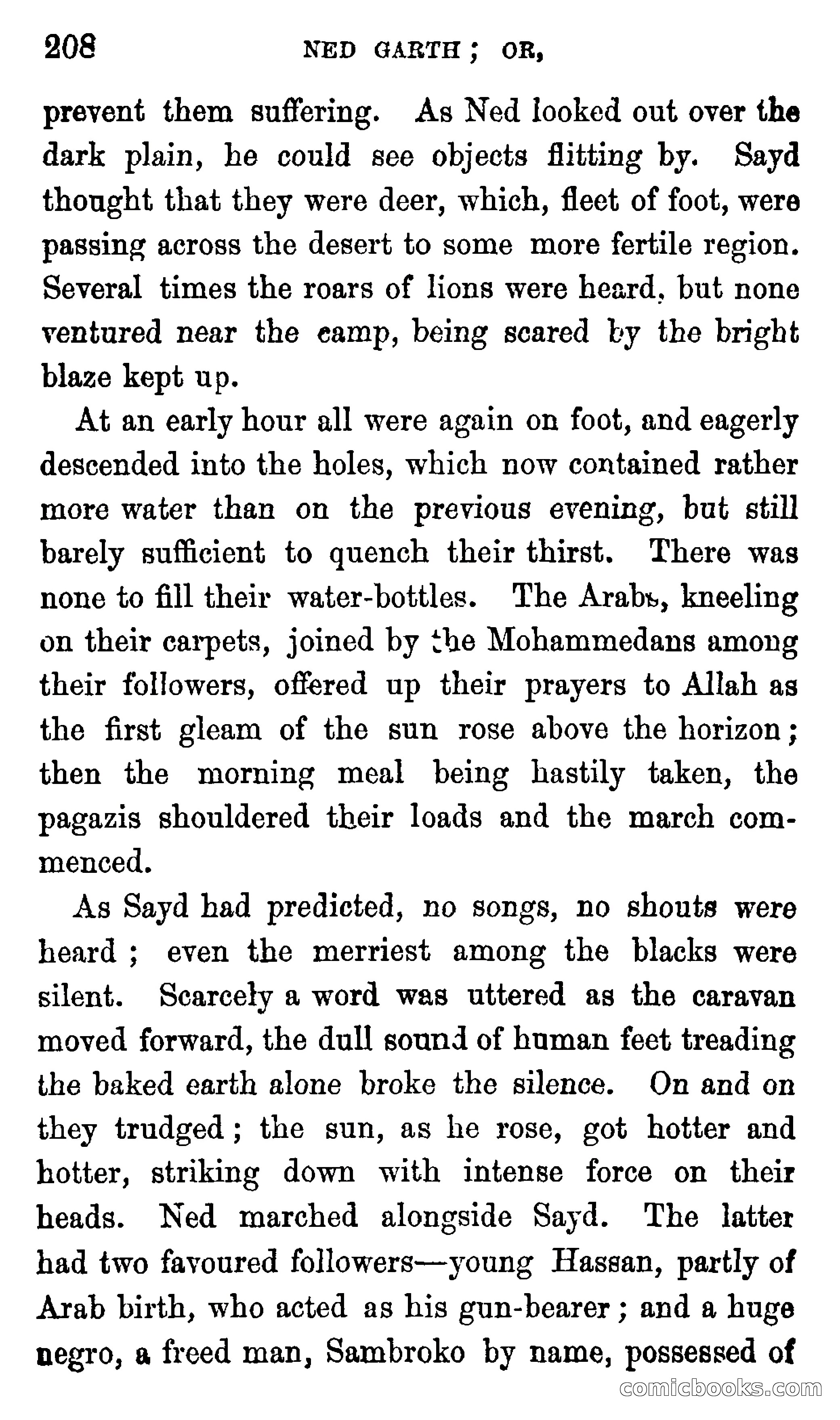 Ned Garth; or, Made Prisoner in Africa — page 212 of 260