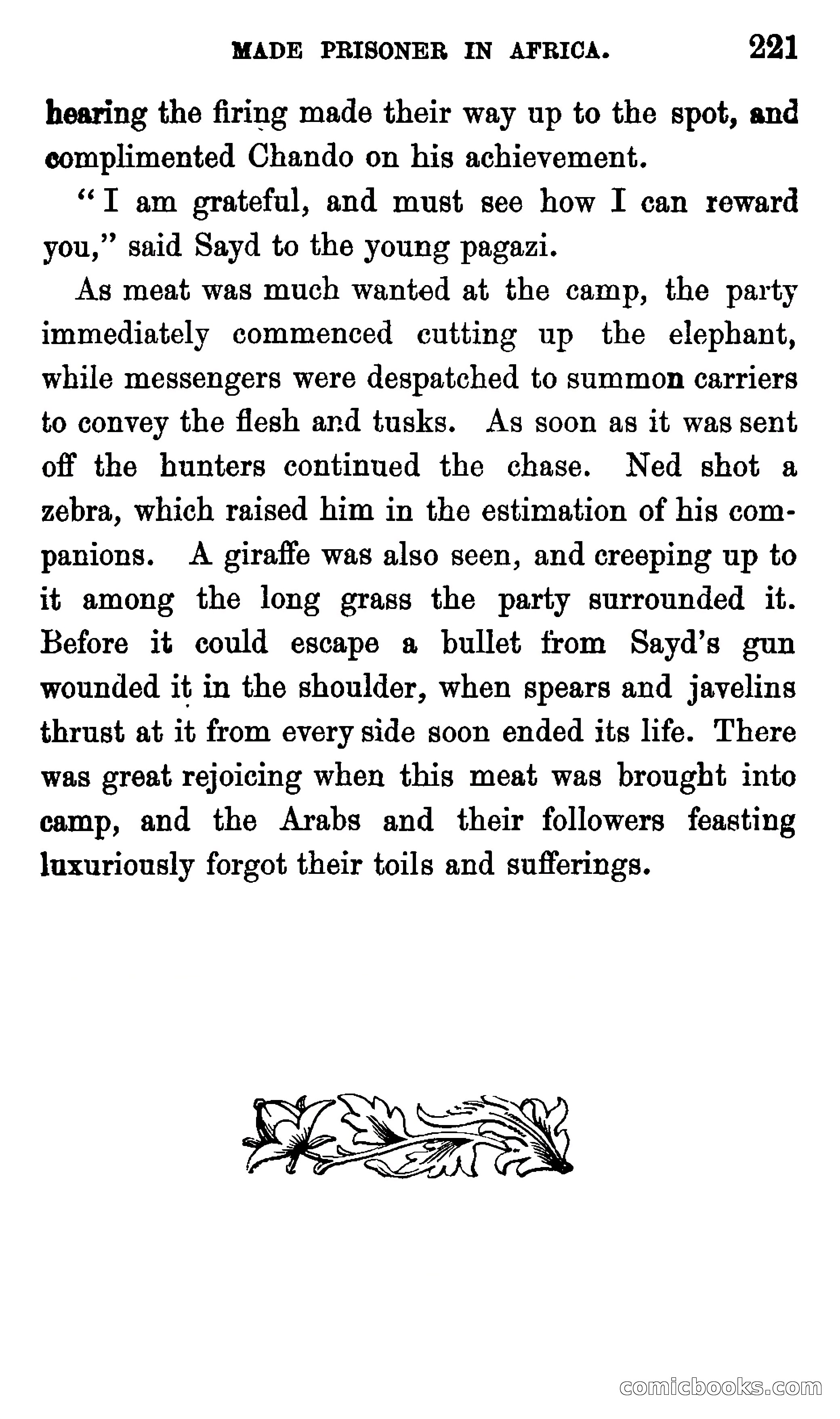 Ned Garth; or, Made Prisoner in Africa — page 225 of 260