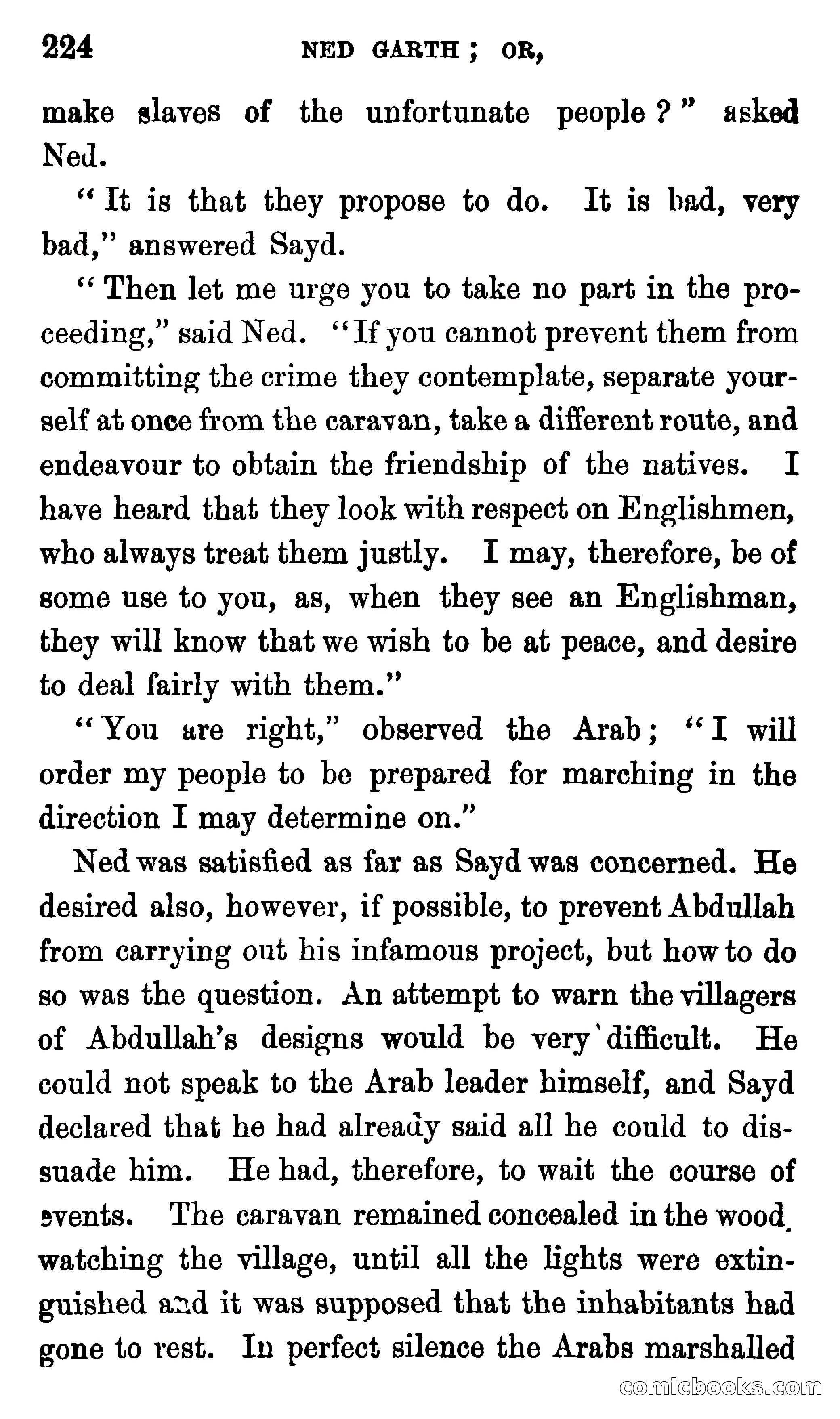 Ned Garth; or, Made Prisoner in Africa — page 228 of 260
