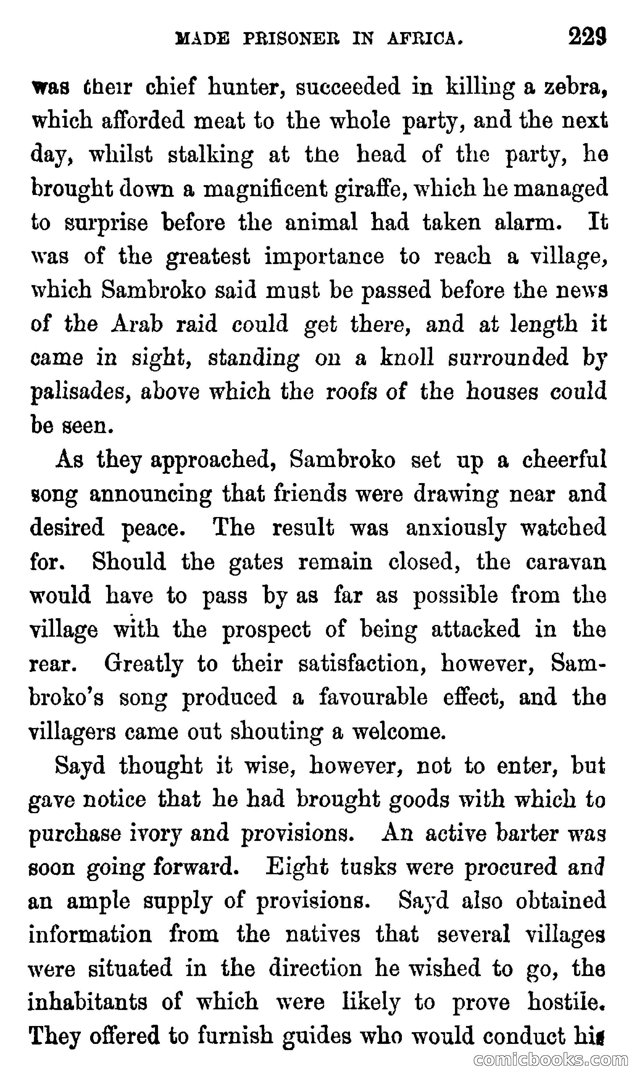 Ned Garth; or, Made Prisoner in Africa — page 233 of 260