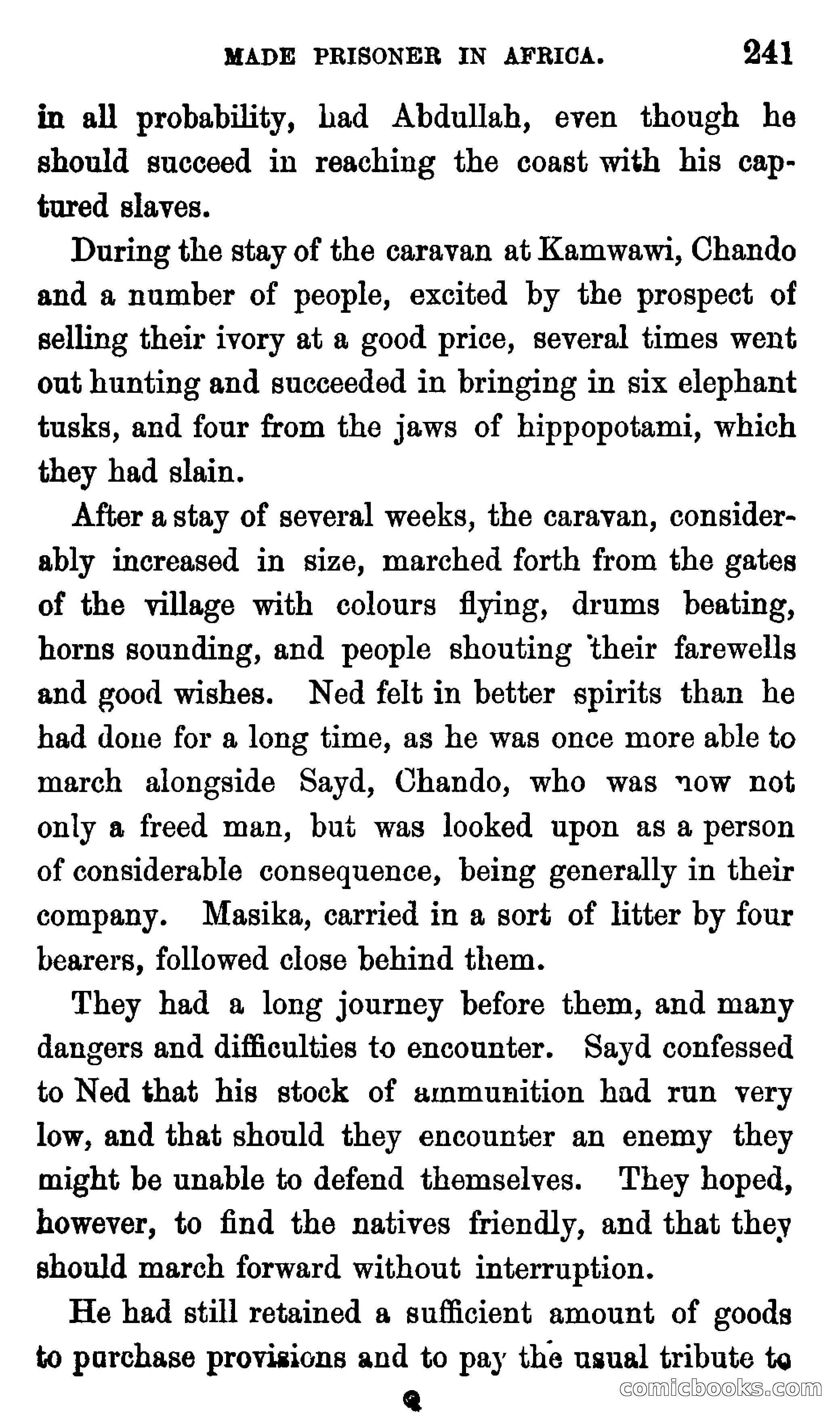 Ned Garth; or, Made Prisoner in Africa — page 245 of 260