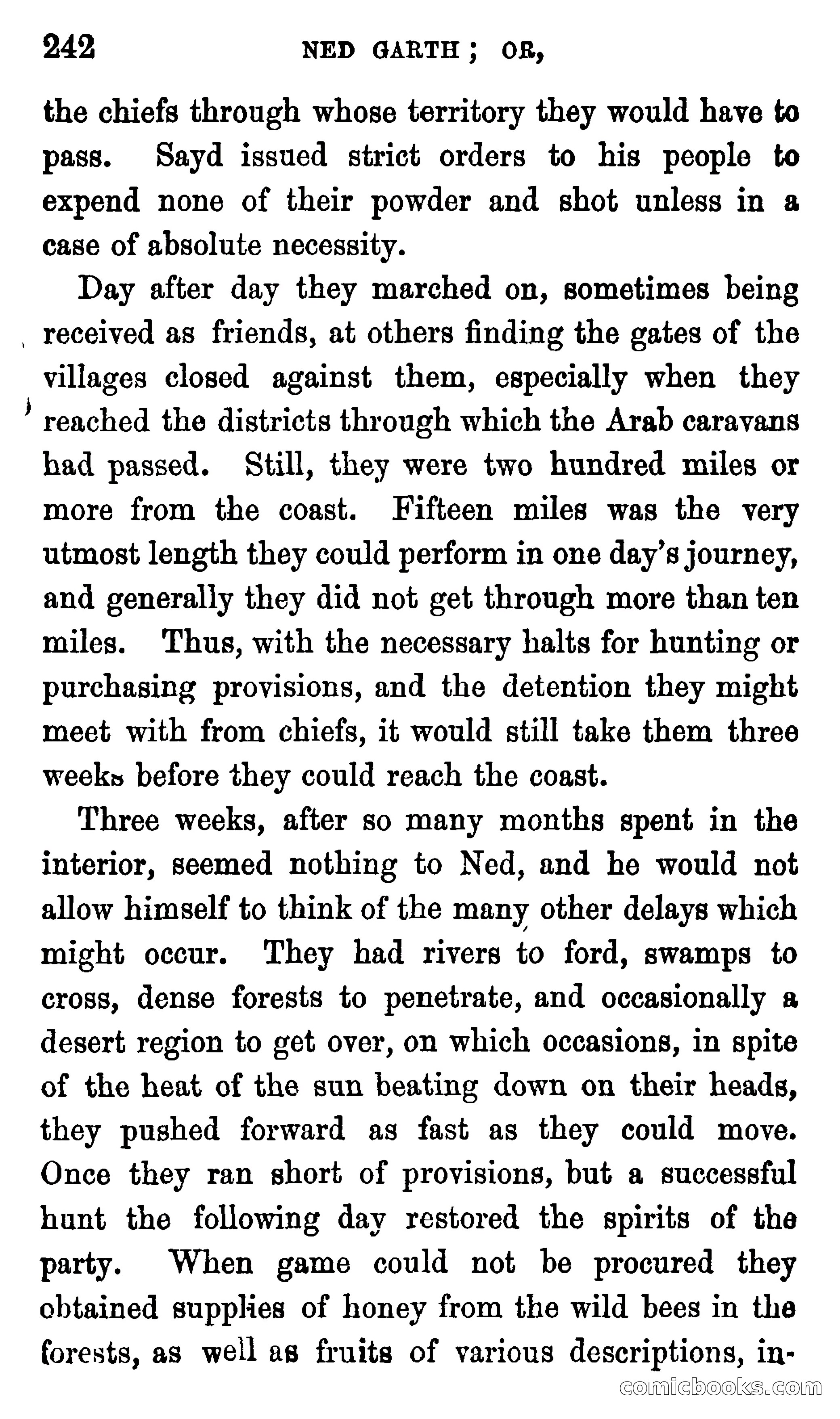 Ned Garth; or, Made Prisoner in Africa — page 246 of 260
