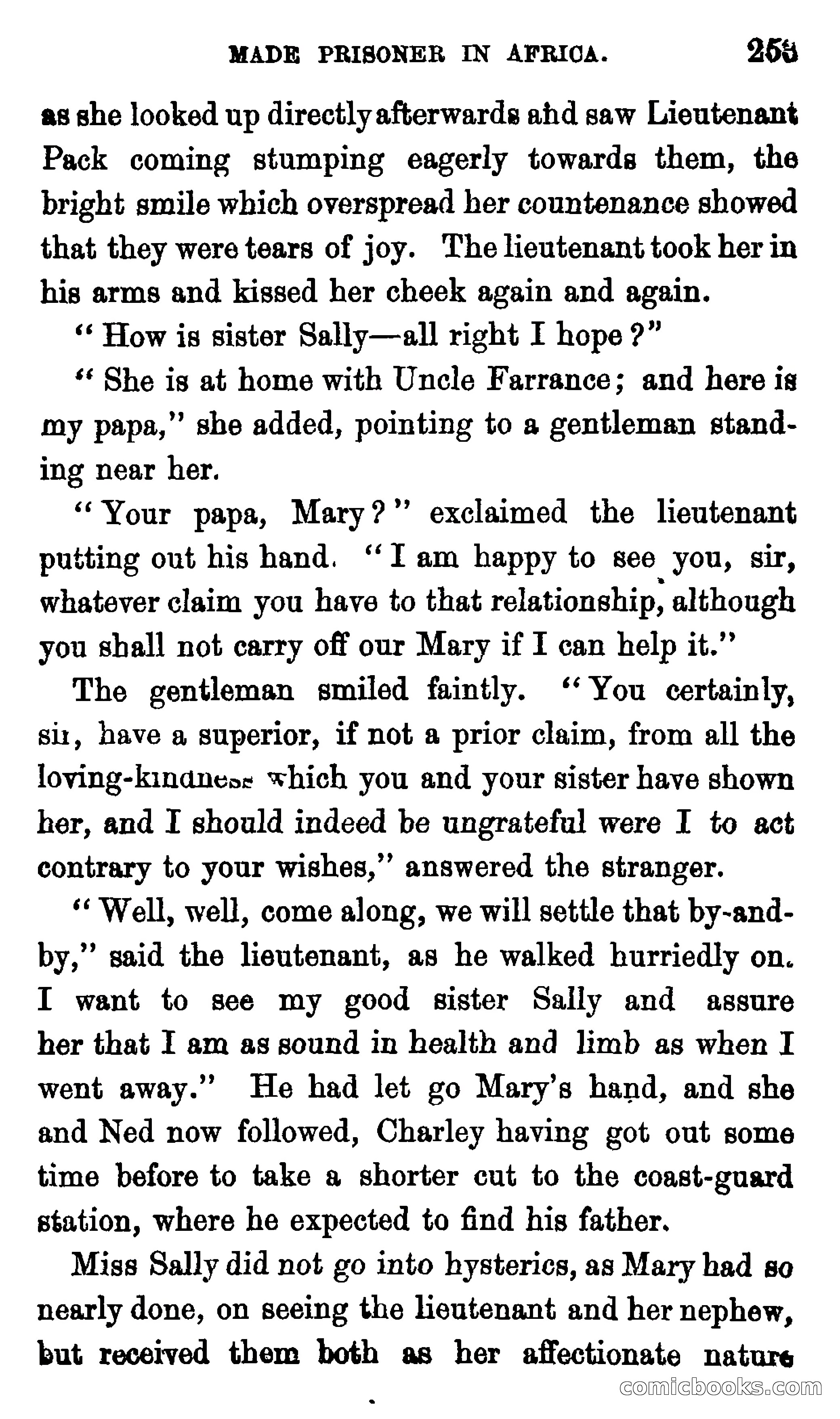 Ned Garth; or, Made Prisoner in Africa — page 257 of 260