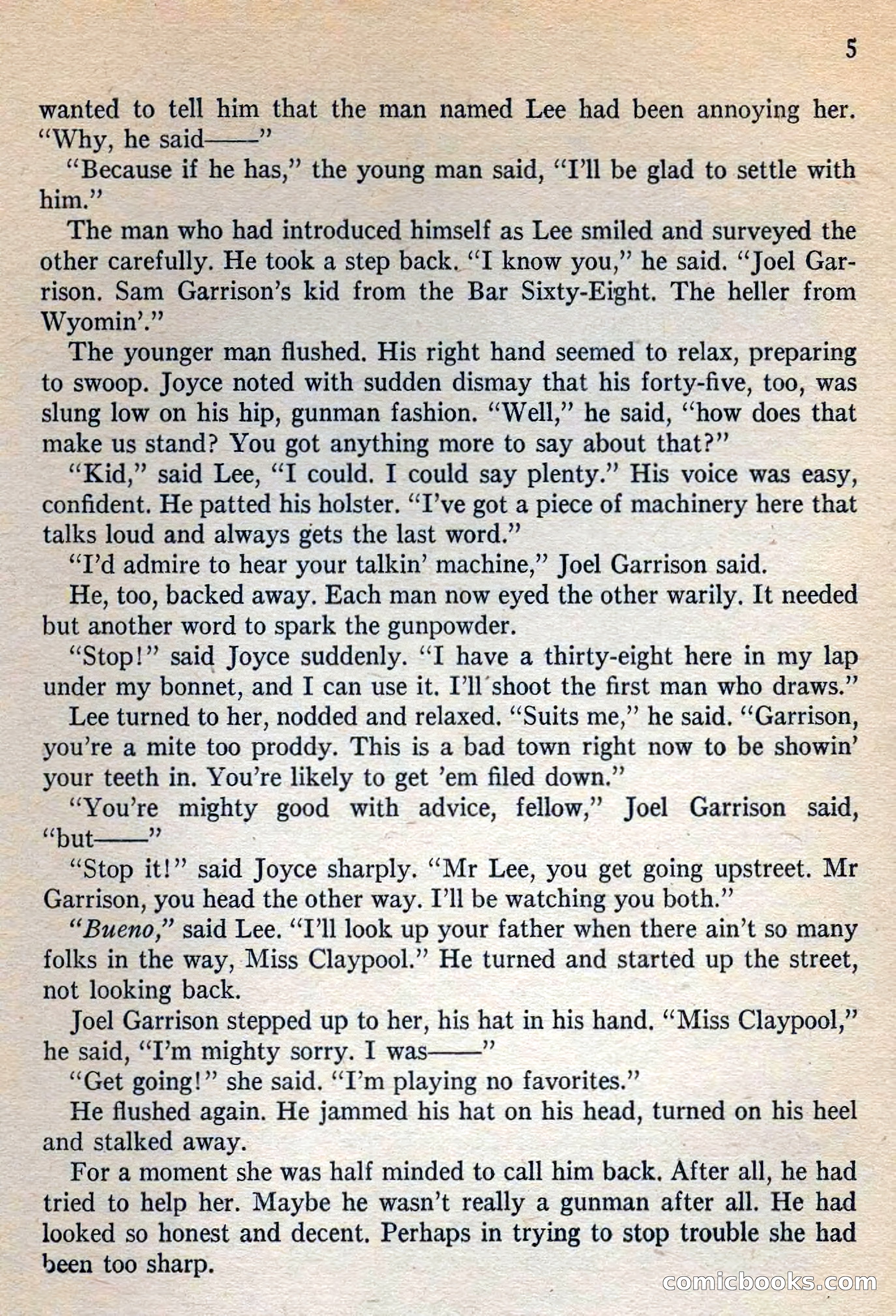 Fighting Western Novel No. 2: Under The Mesa Rim — page 7 of 133