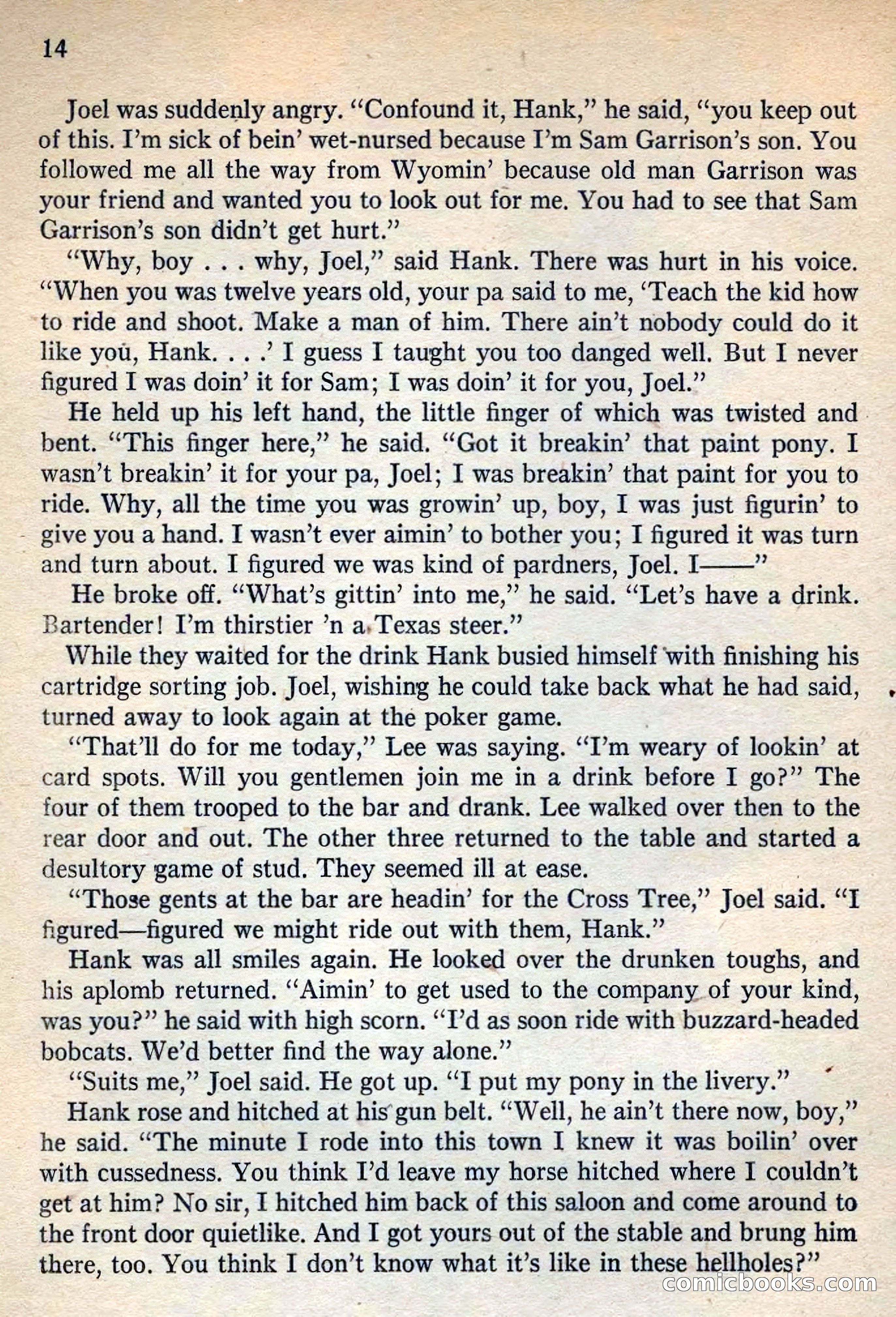 Fighting Western Novel No. 2: Under The Mesa Rim — page 16 of 133