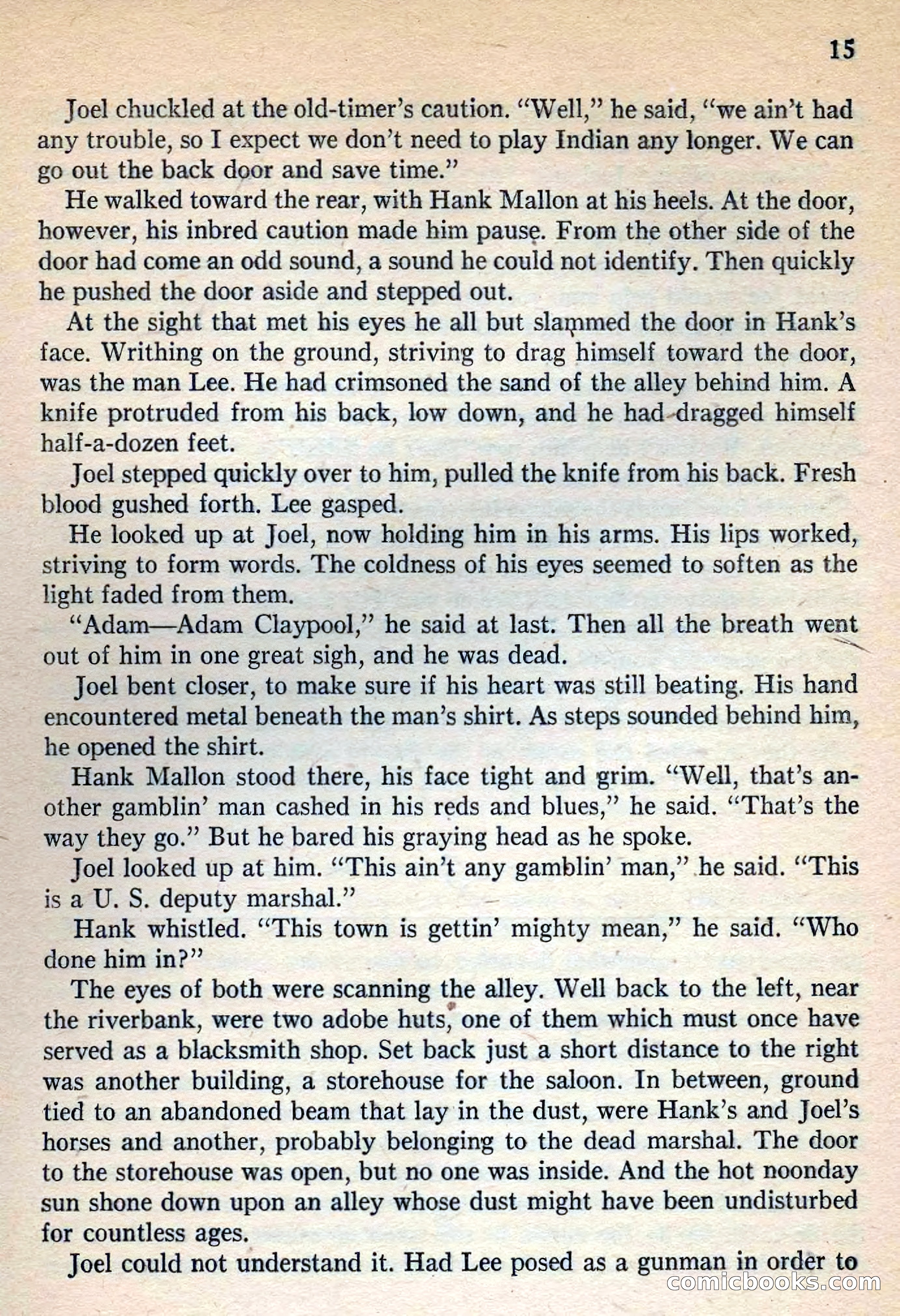 Fighting Western Novel No. 2: Under The Mesa Rim — page 17 of 133