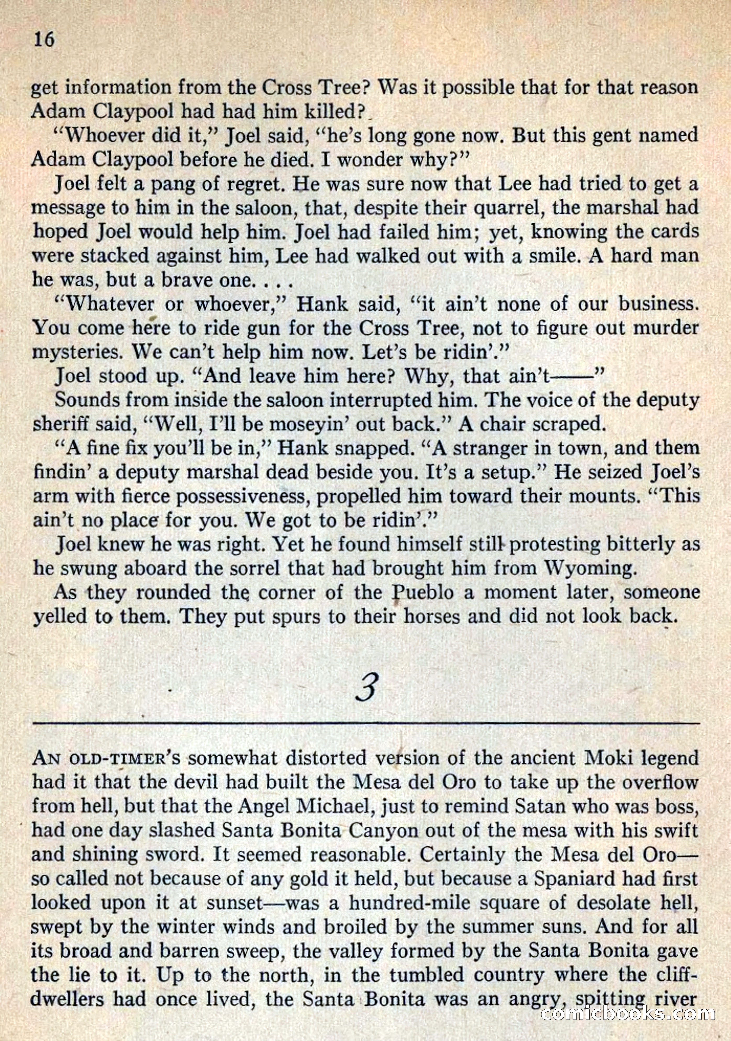 Fighting Western Novel No. 2: Under The Mesa Rim — page 18 of 133