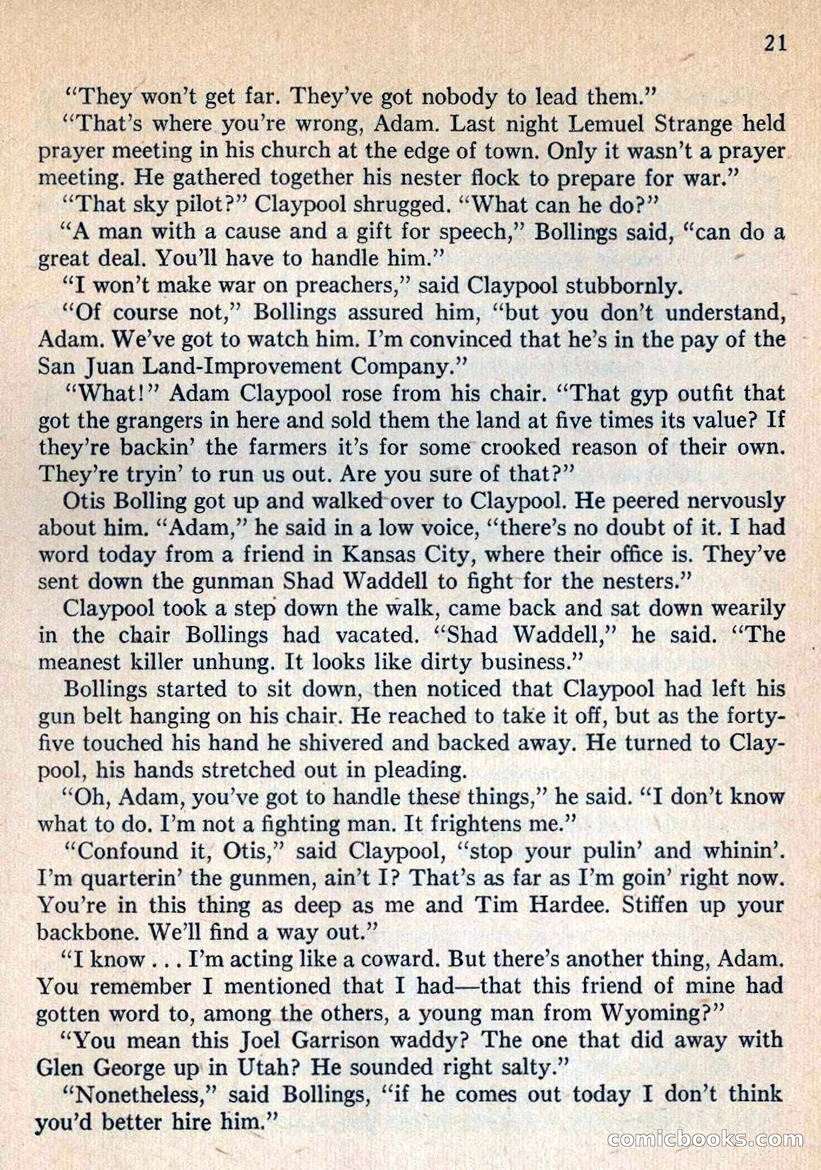 Fighting Western Novel No. 2: Under The Mesa Rim — page 23 of 133