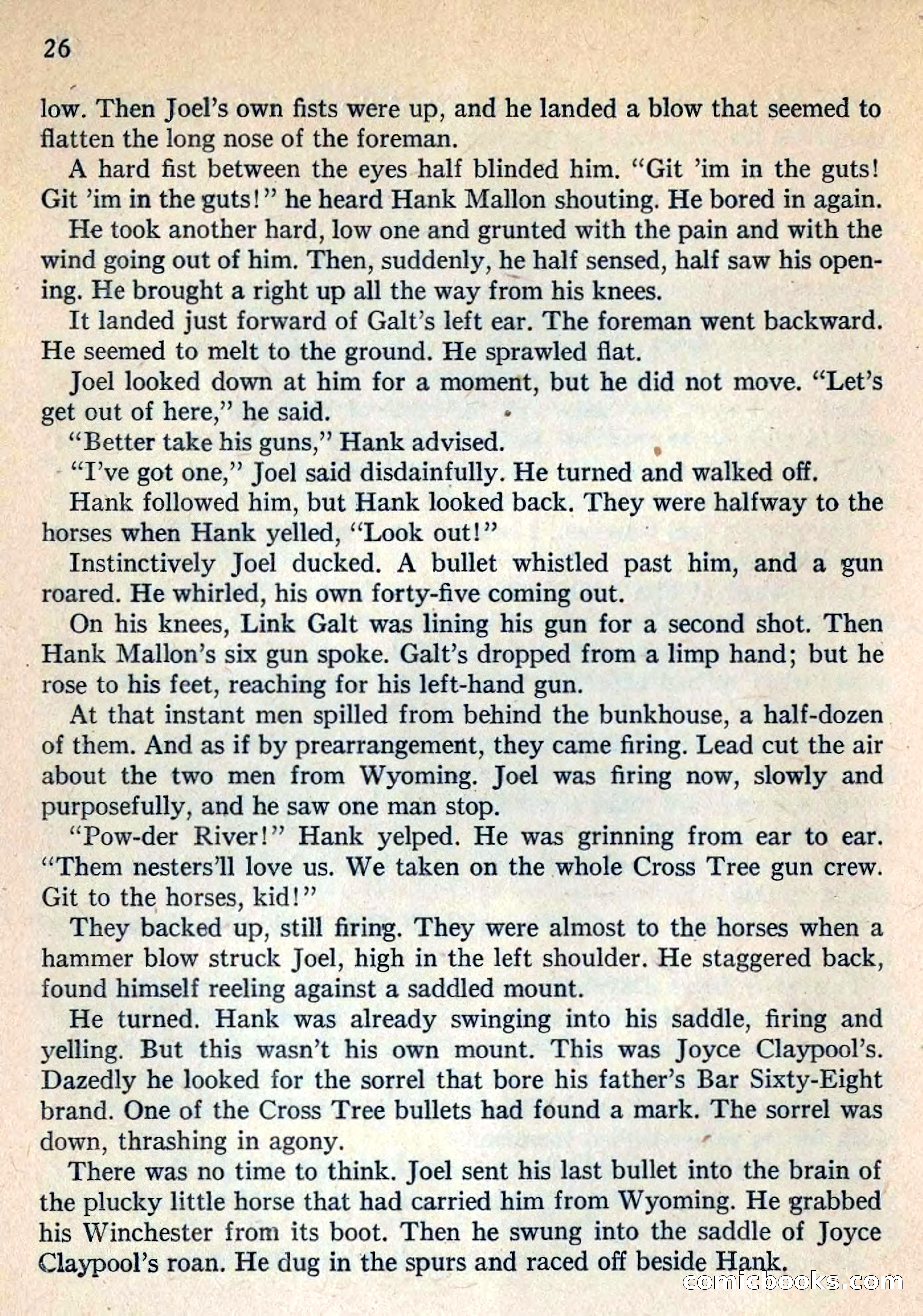 Fighting Western Novel No. 2: Under The Mesa Rim — page 28 of 133