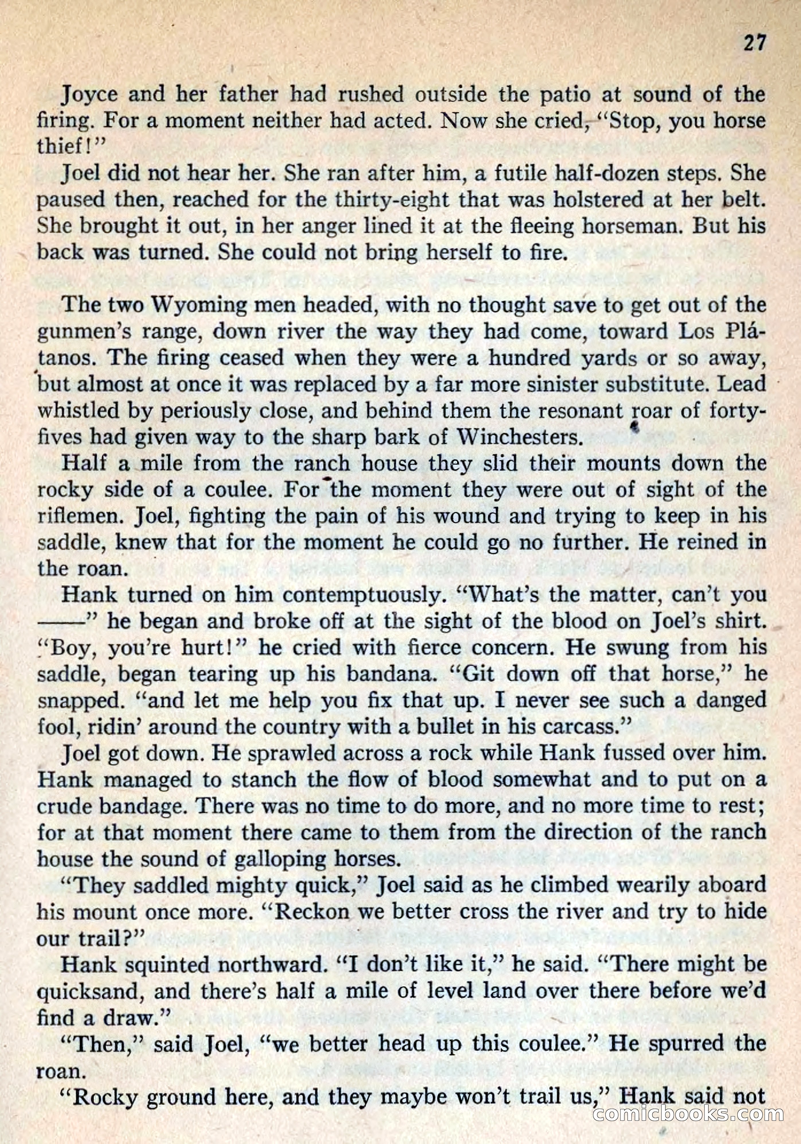 Fighting Western Novel No. 2: Under The Mesa Rim — page 29 of 133