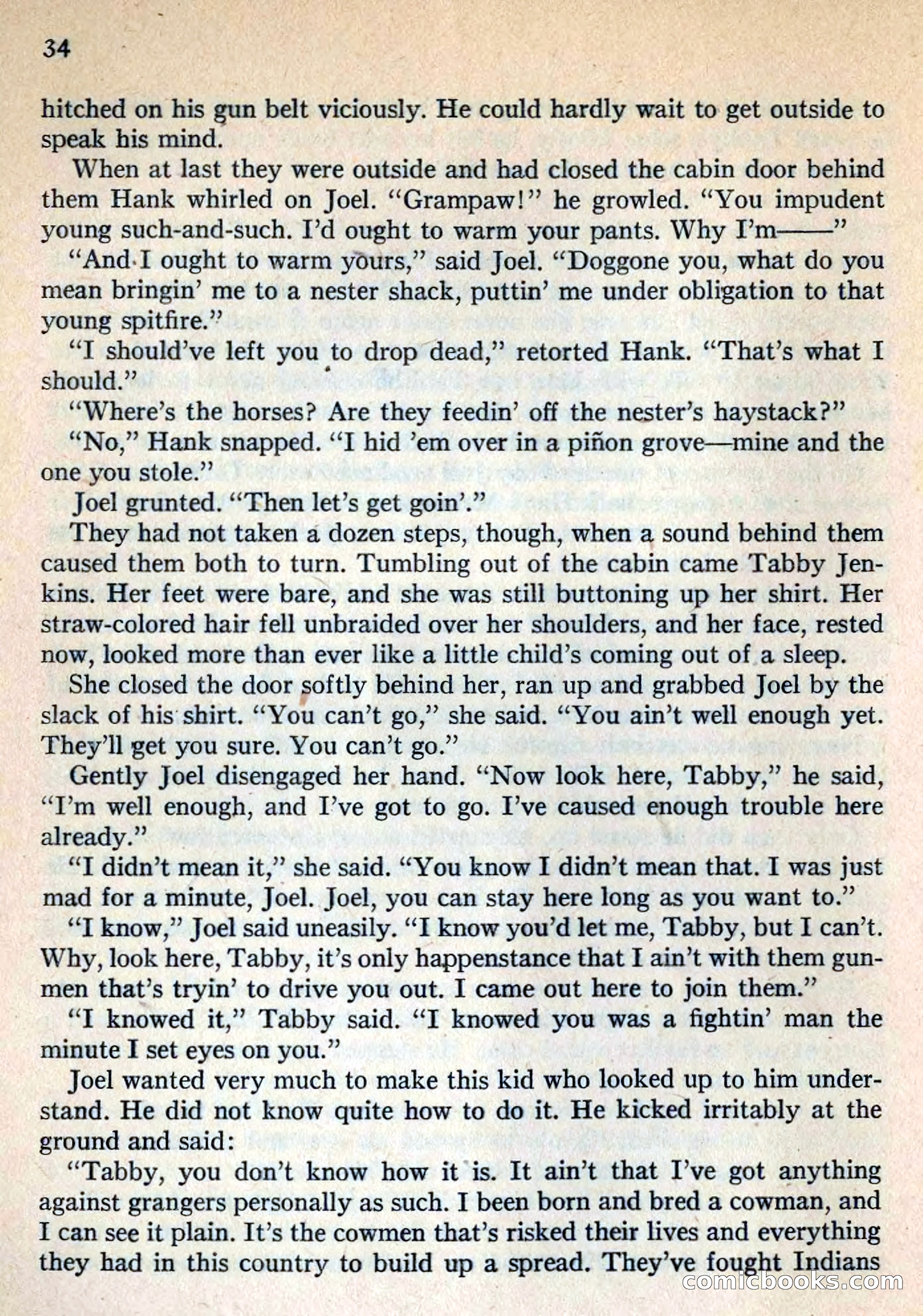 Fighting Western Novel No. 2: Under The Mesa Rim — page 36 of 133