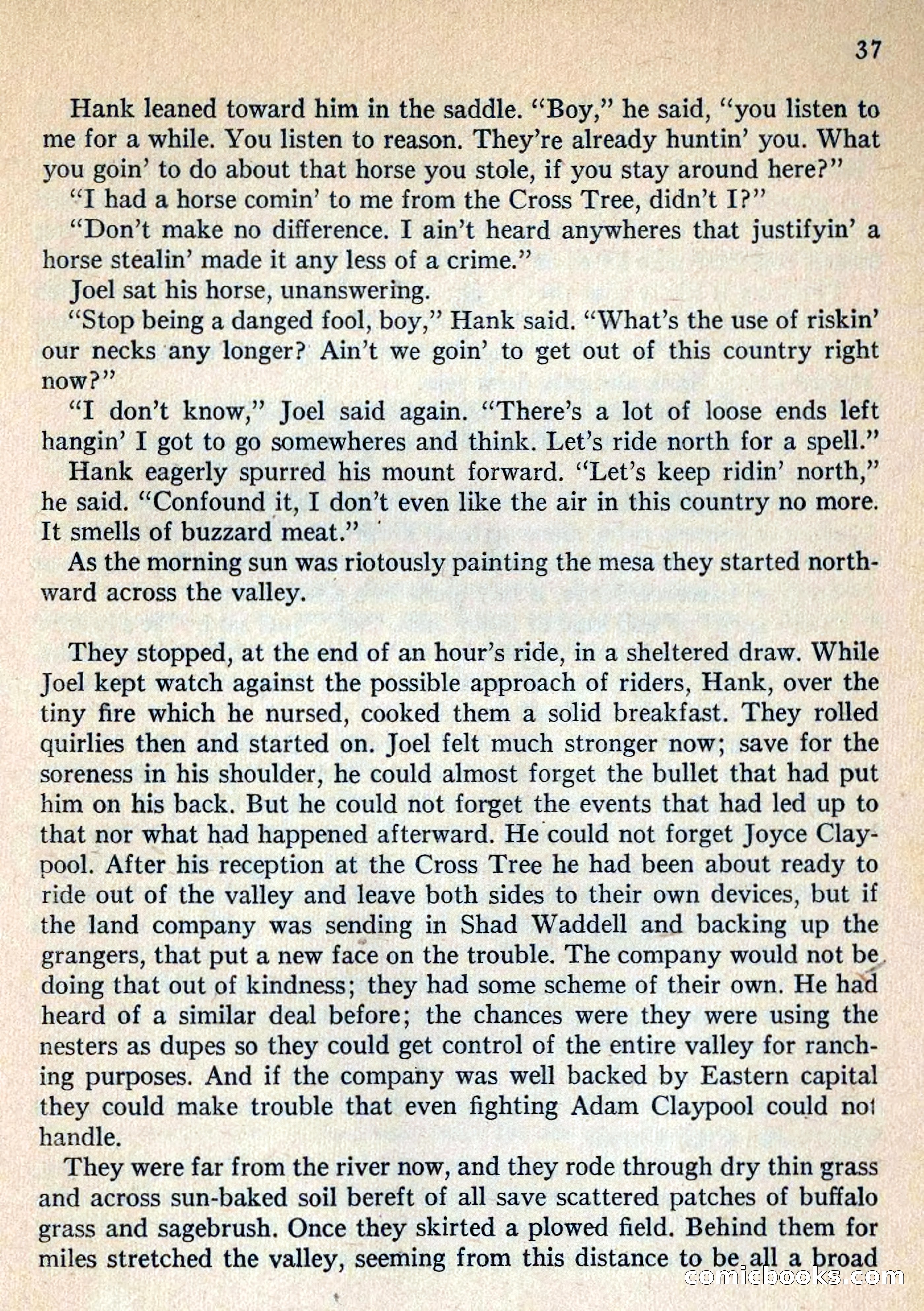 Fighting Western Novel No. 2: Under The Mesa Rim — page 39 of 133