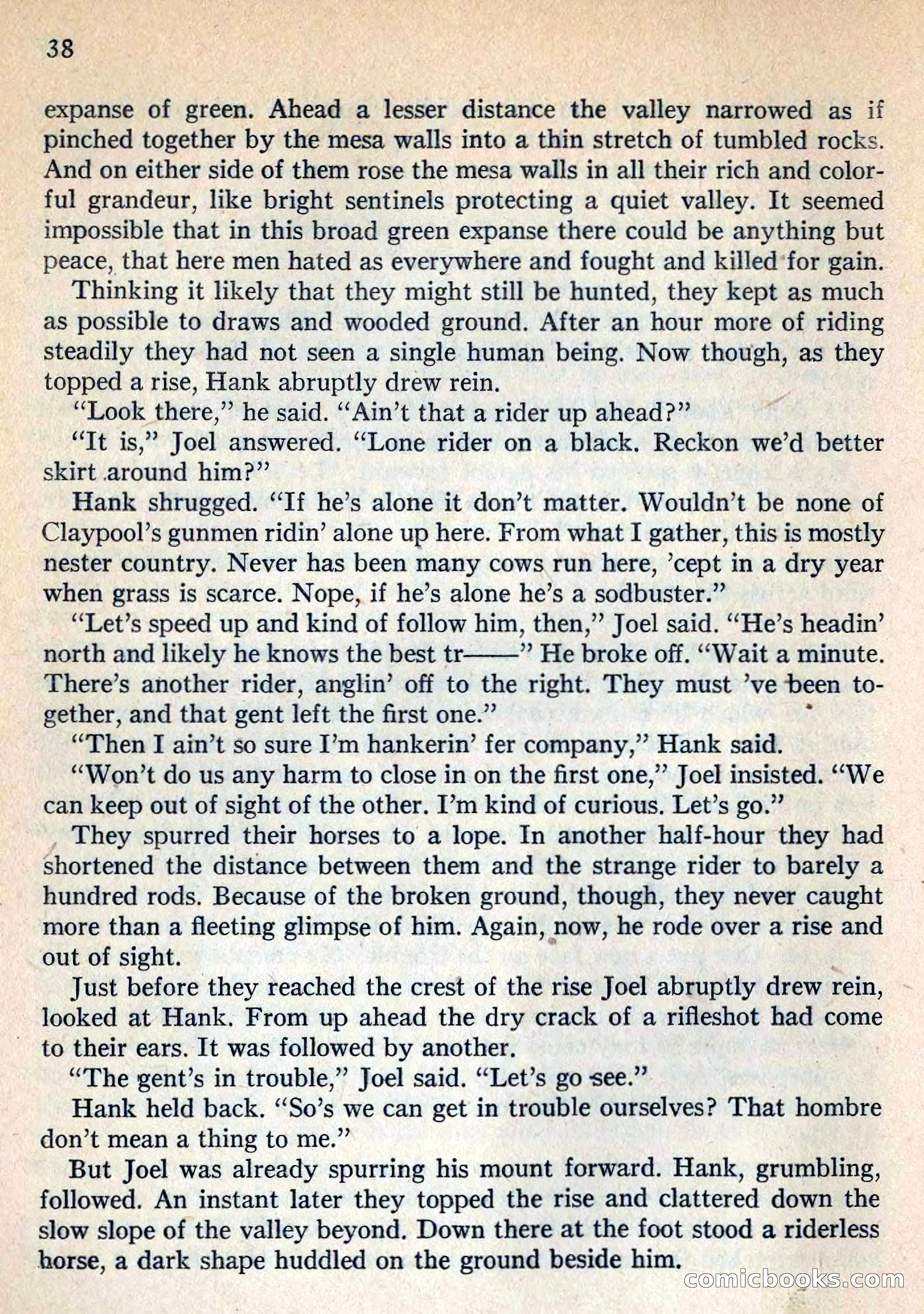 Fighting Western Novel No. 2: Under The Mesa Rim — page 40 of 133