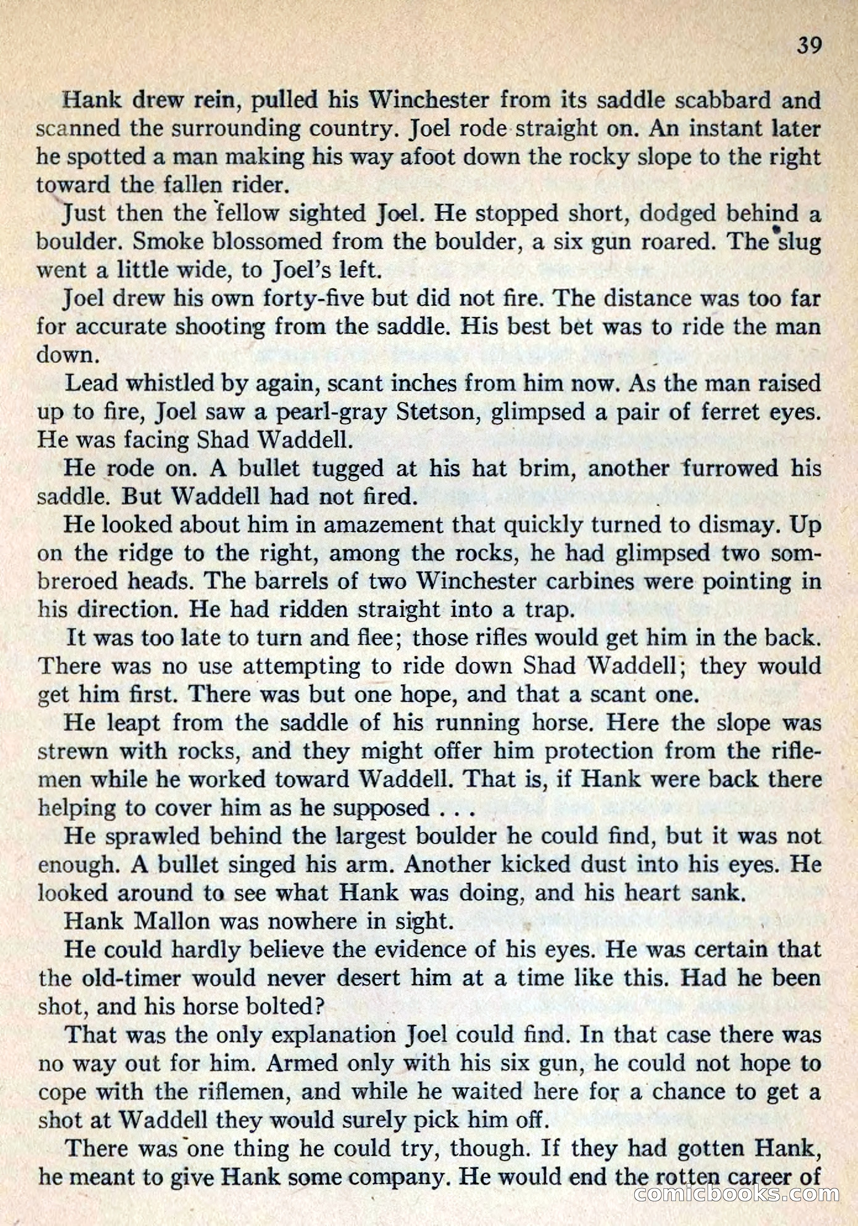 Fighting Western Novel No. 2: Under The Mesa Rim — page 41 of 133