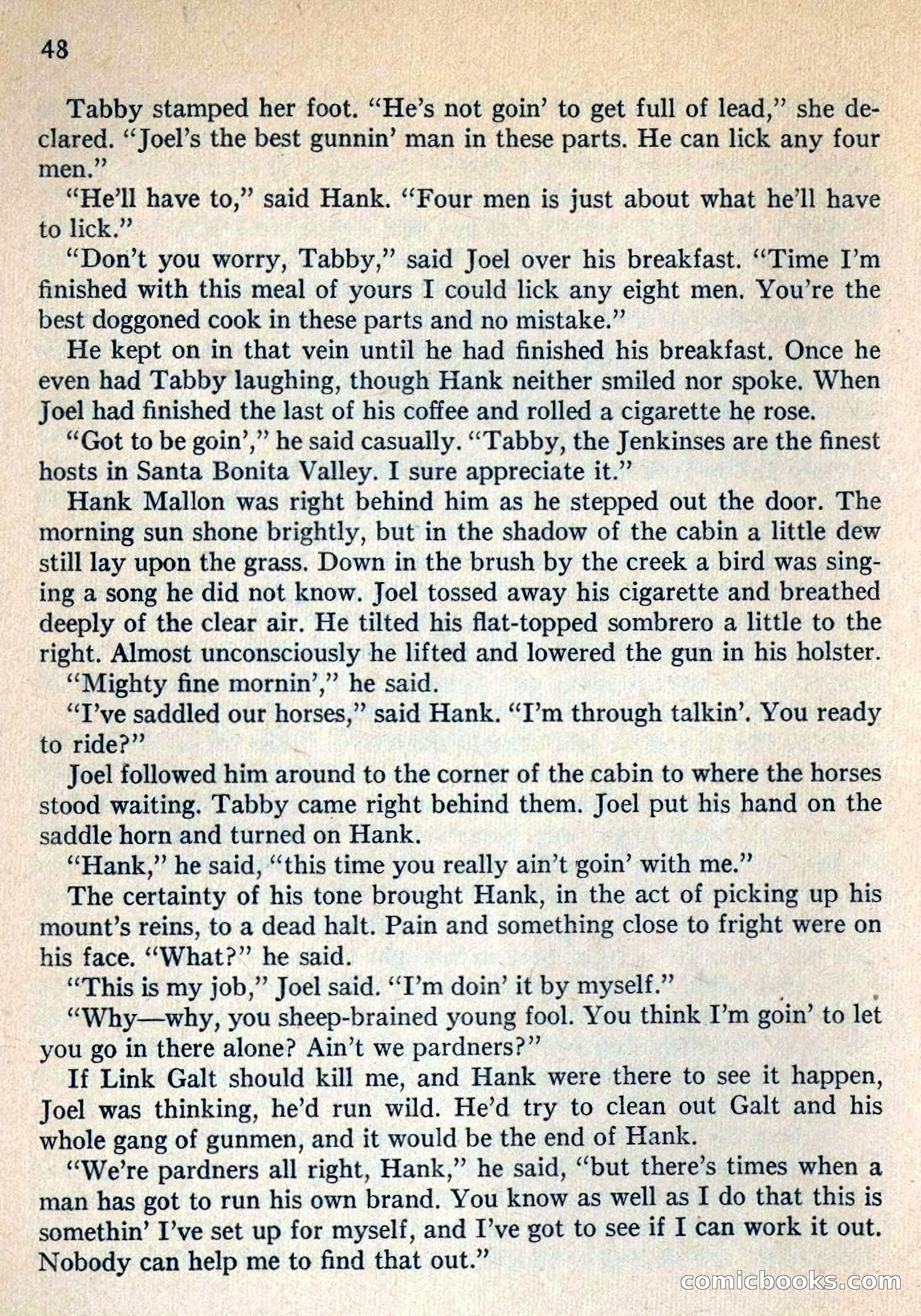 Fighting Western Novel No. 2: Under The Mesa Rim — page 50 of 133