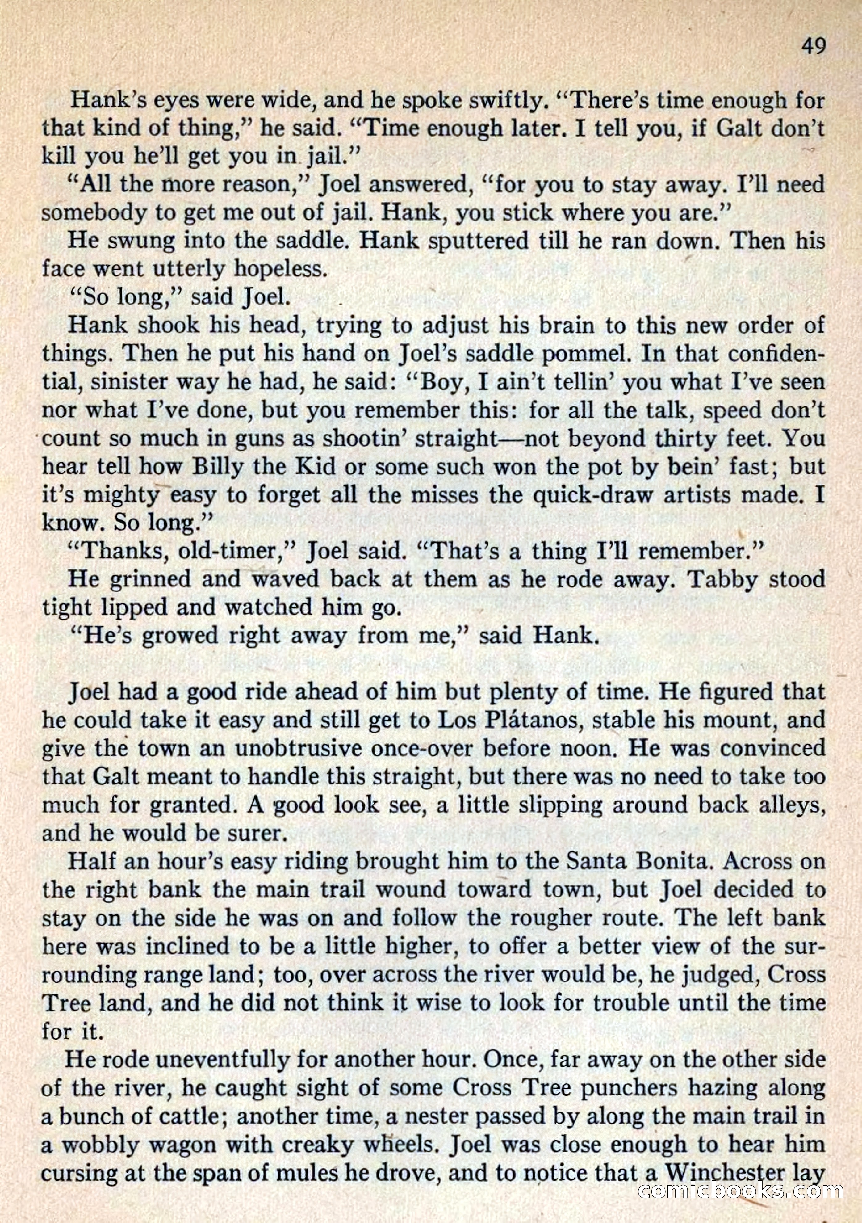 Fighting Western Novel No. 2: Under The Mesa Rim — page 51 of 133