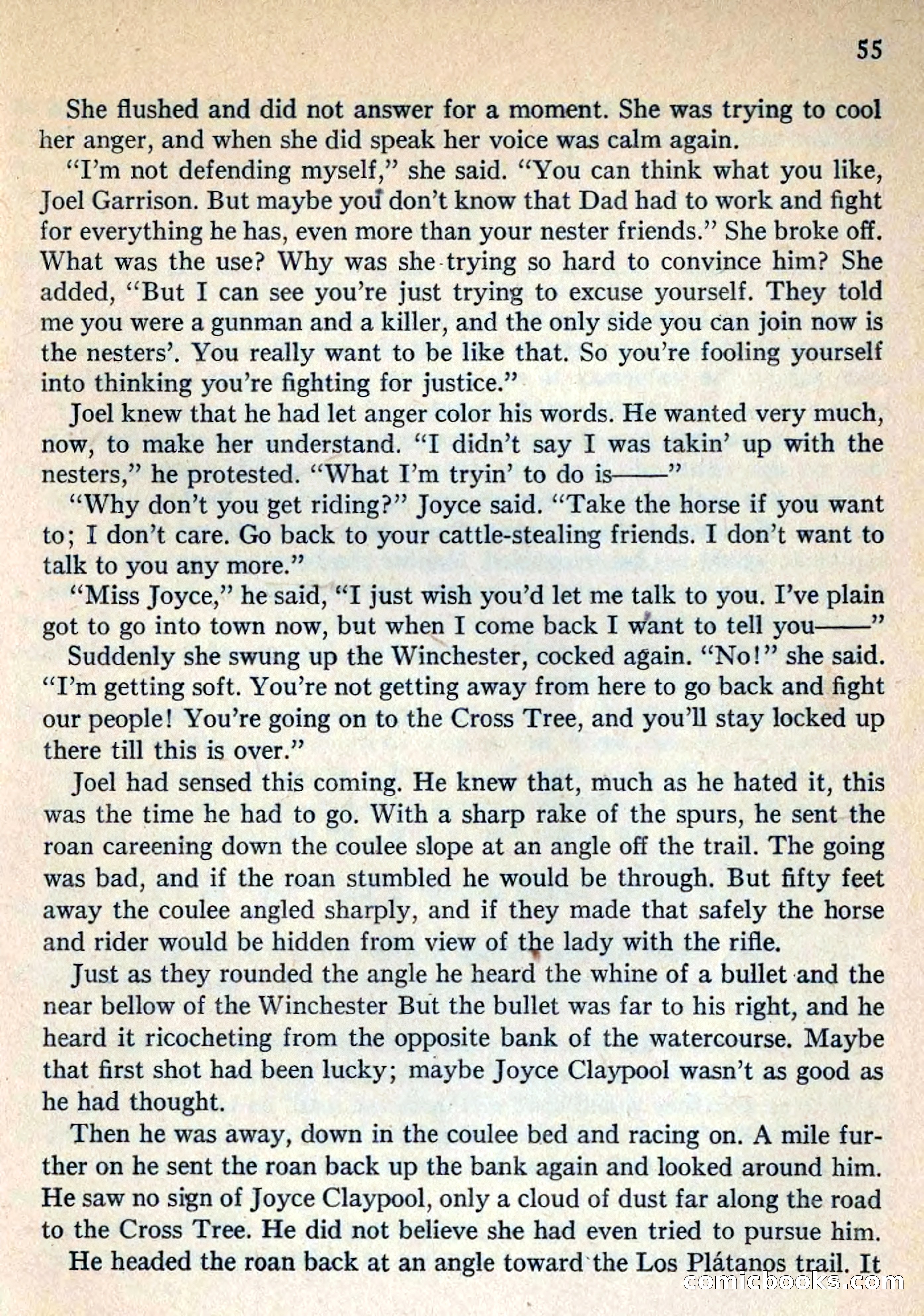 Fighting Western Novel No. 2: Under The Mesa Rim — page 57 of 133
