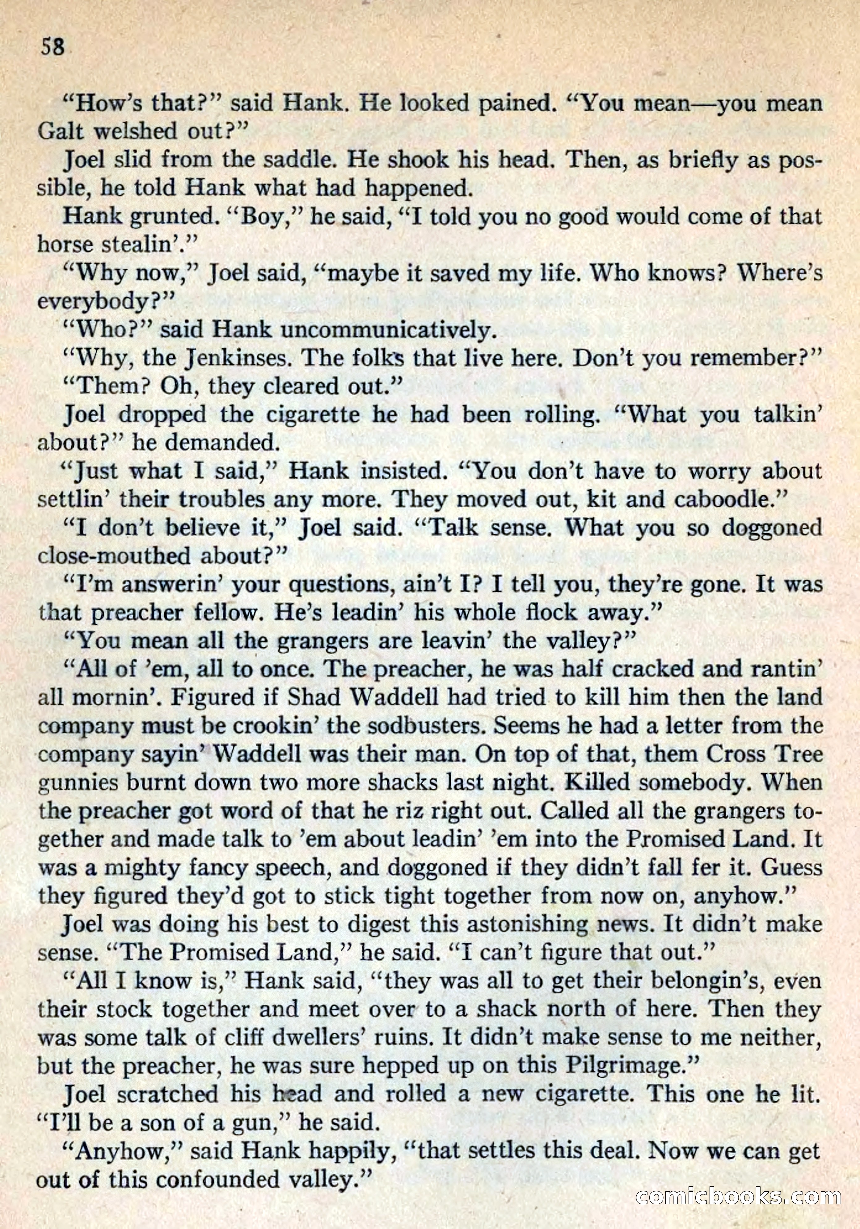 Fighting Western Novel No. 2: Under The Mesa Rim — page 60 of 133
