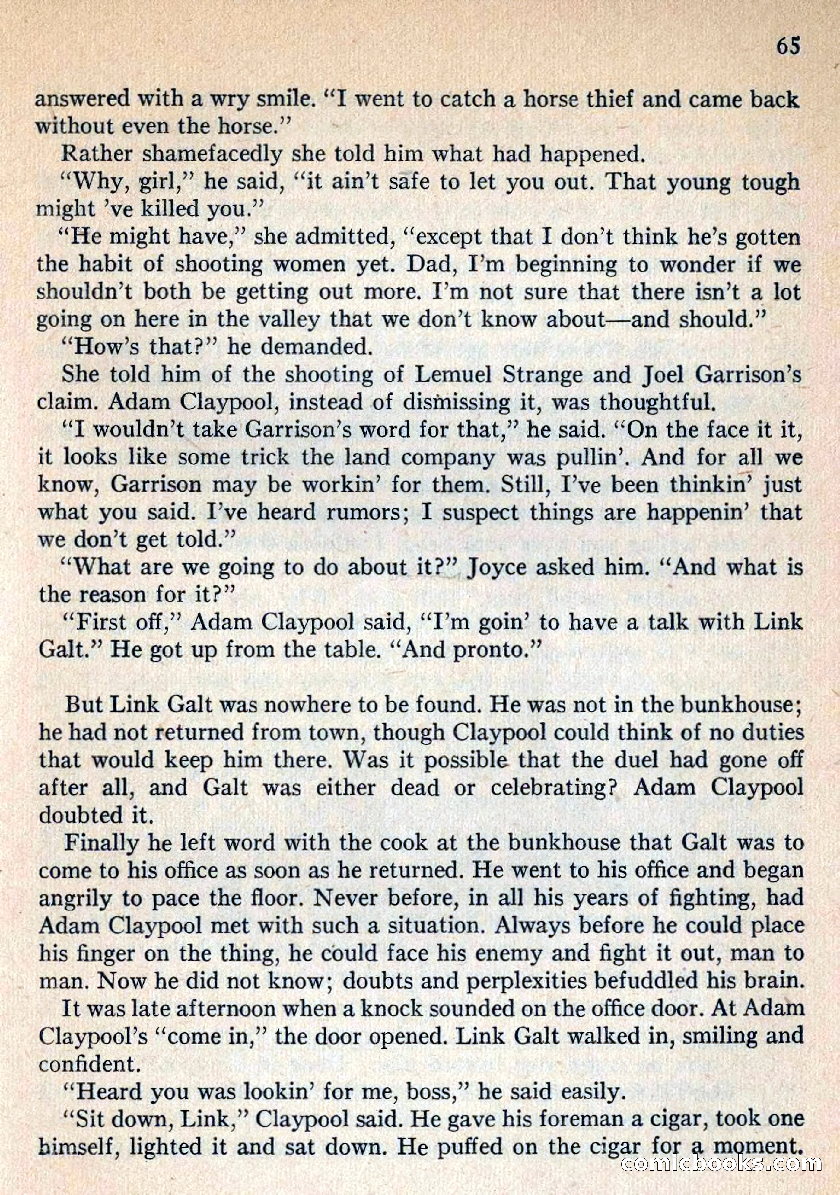 Fighting Western Novel No. 2: Under The Mesa Rim — page 67 of 133