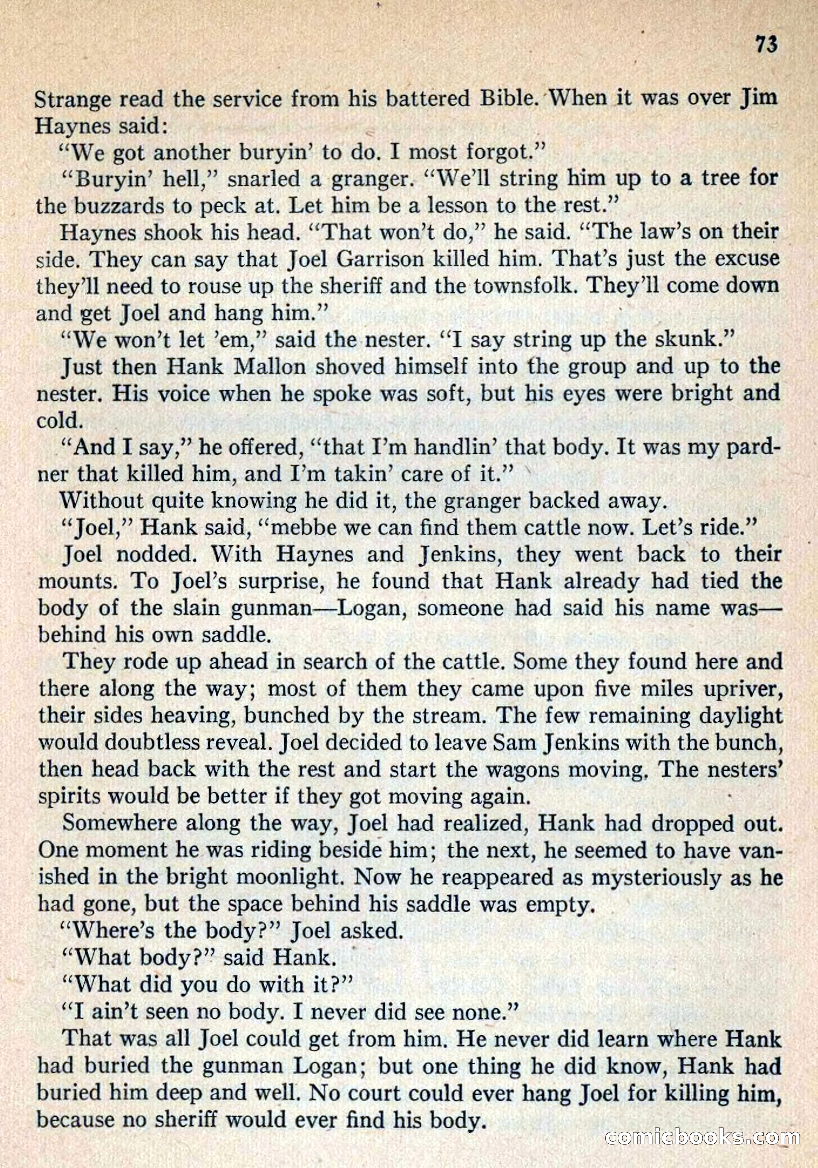 Fighting Western Novel No. 2: Under The Mesa Rim — page 75 of 133