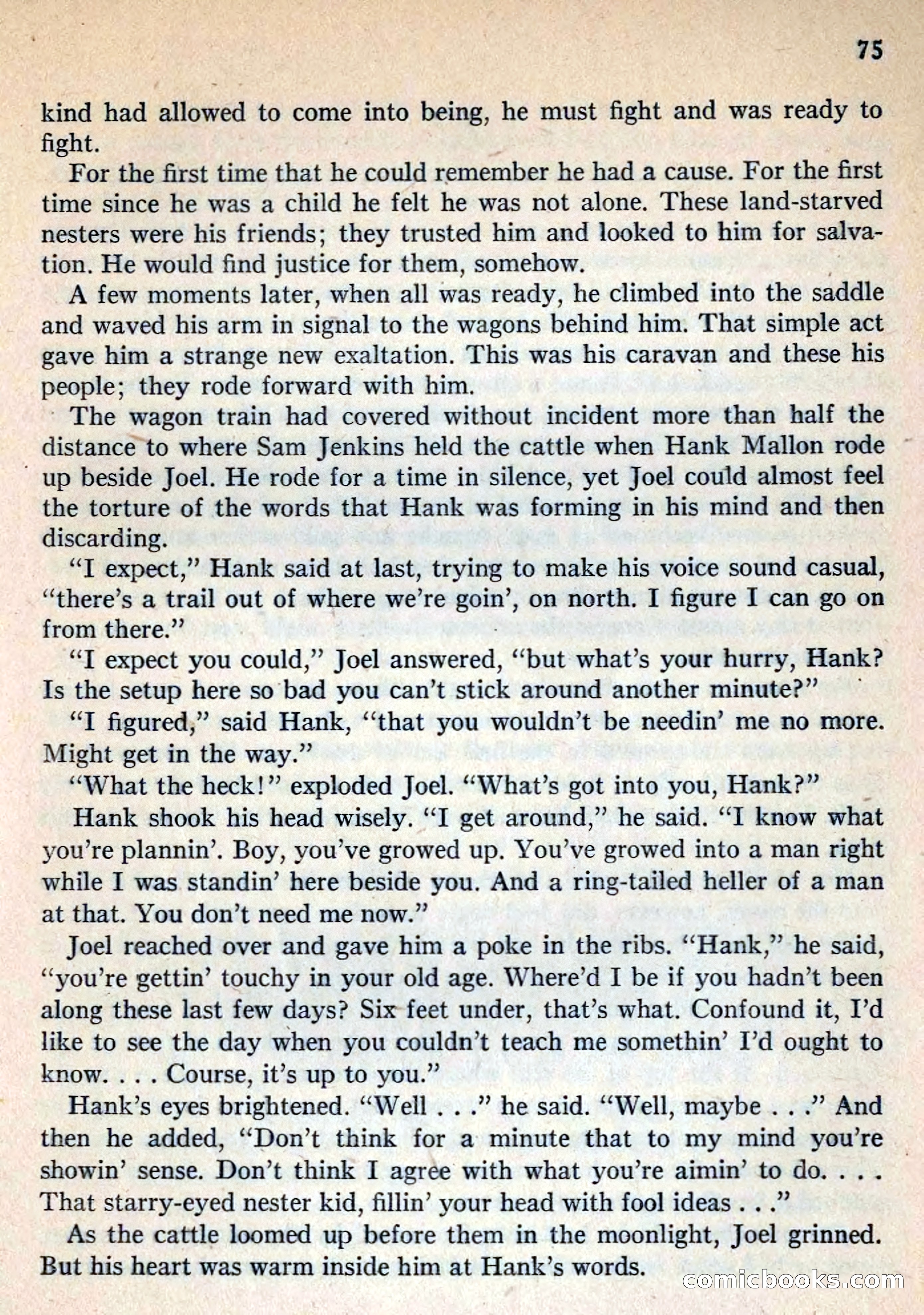 Fighting Western Novel No. 2: Under The Mesa Rim — page 77 of 133