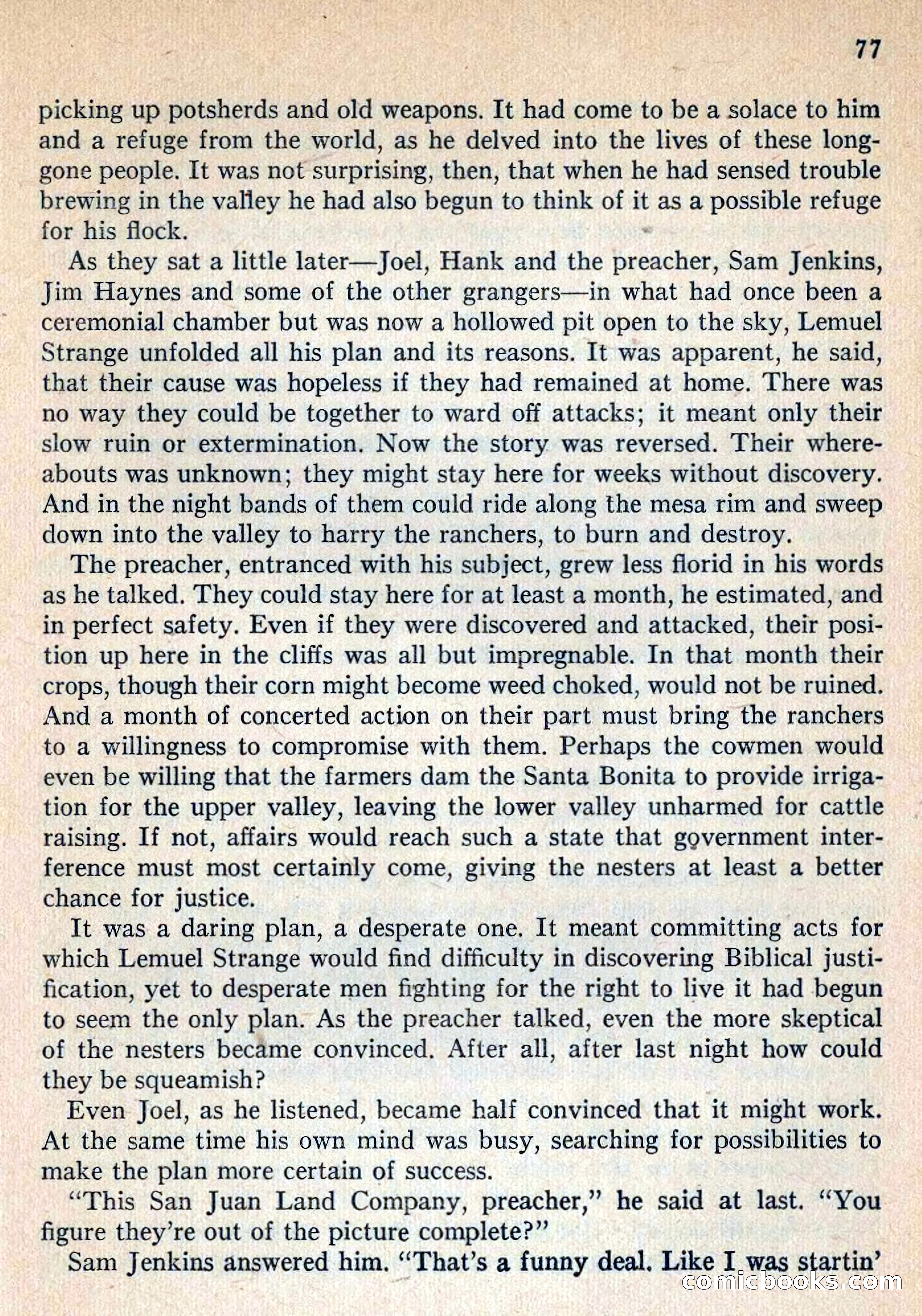 Fighting Western Novel No. 2: Under The Mesa Rim — page 79 of 133
