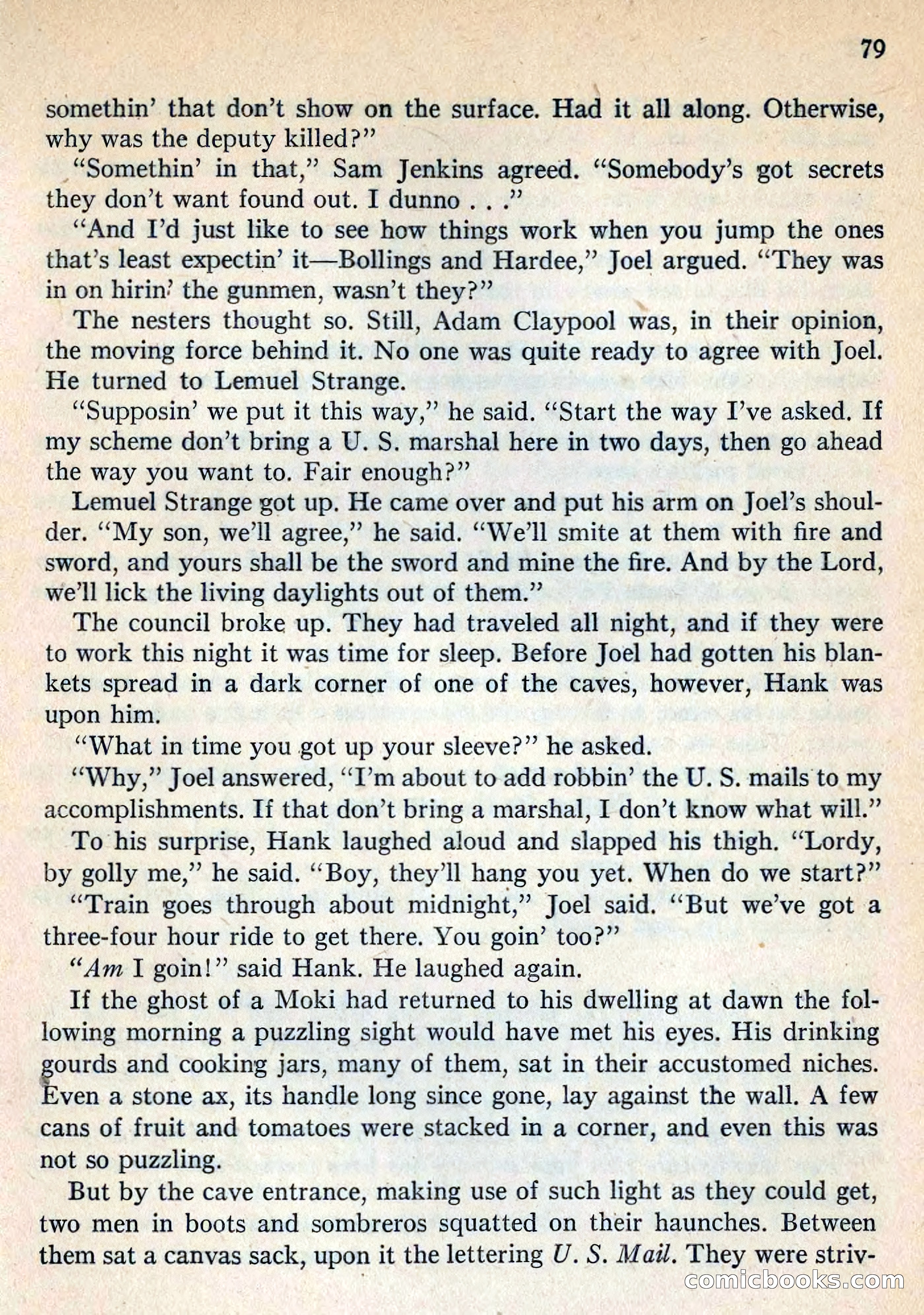 Fighting Western Novel No. 2: Under The Mesa Rim — page 81 of 133
