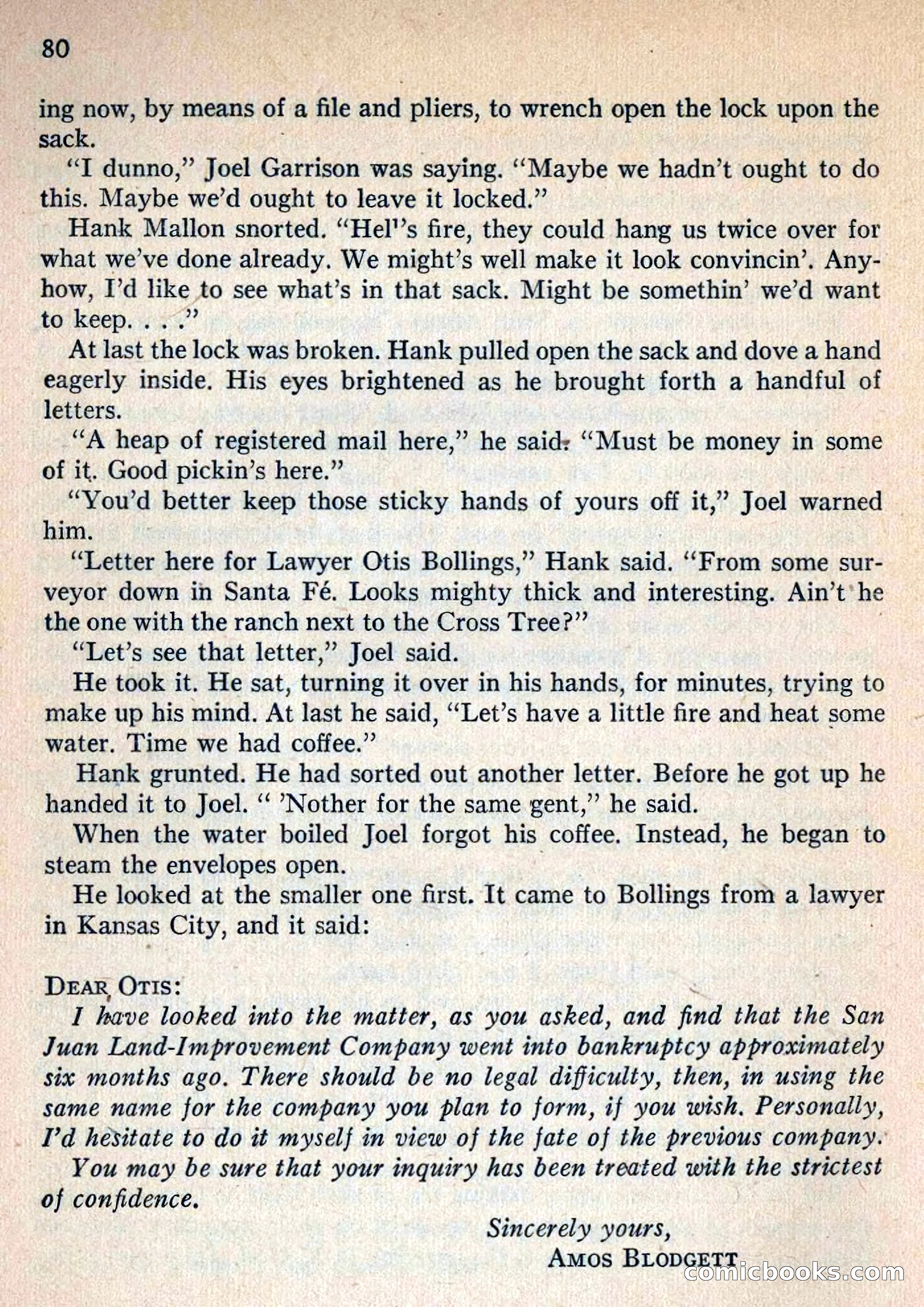Fighting Western Novel No. 2: Under The Mesa Rim — page 82 of 133