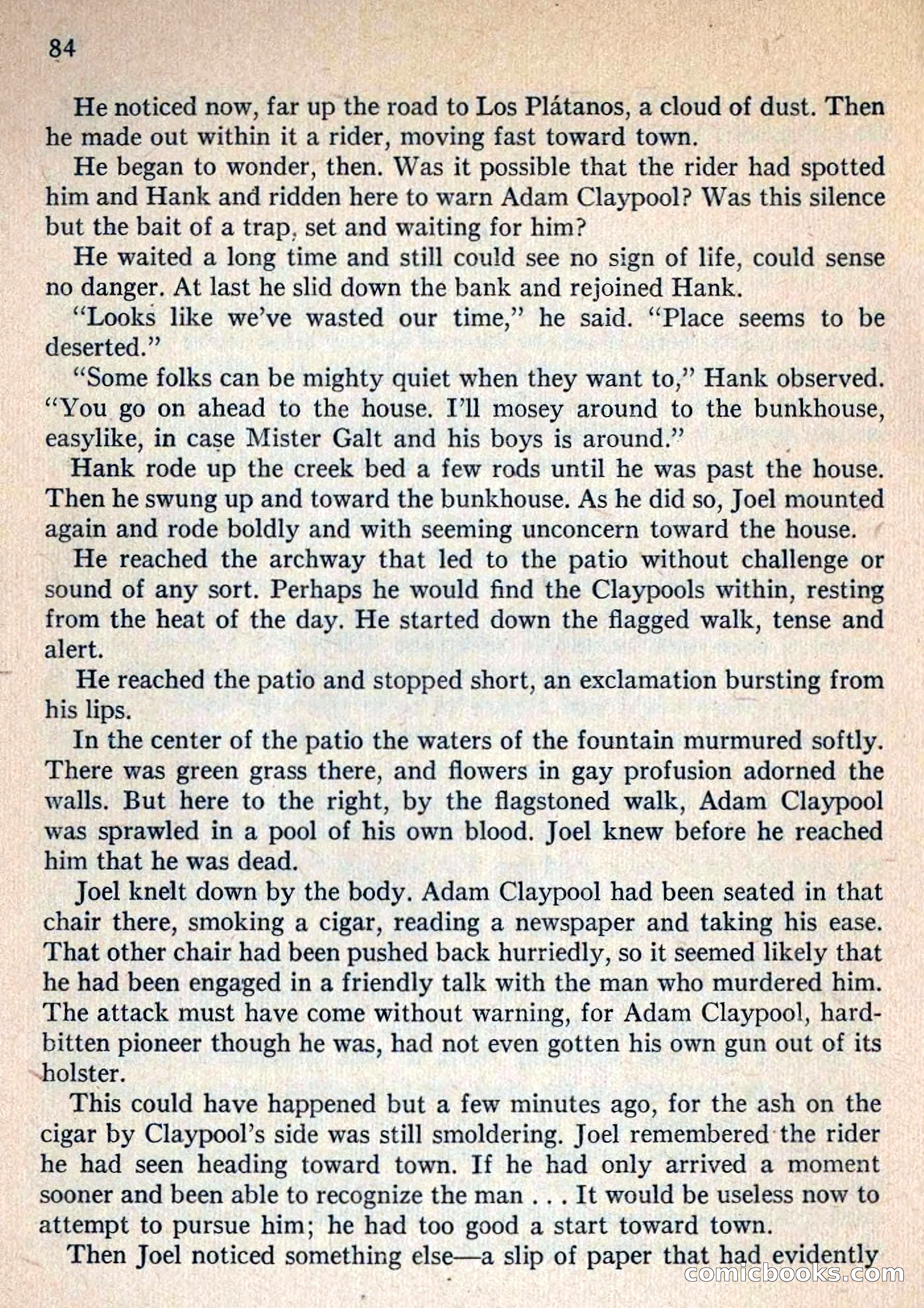 Fighting Western Novel No. 2: Under The Mesa Rim — page 86 of 133