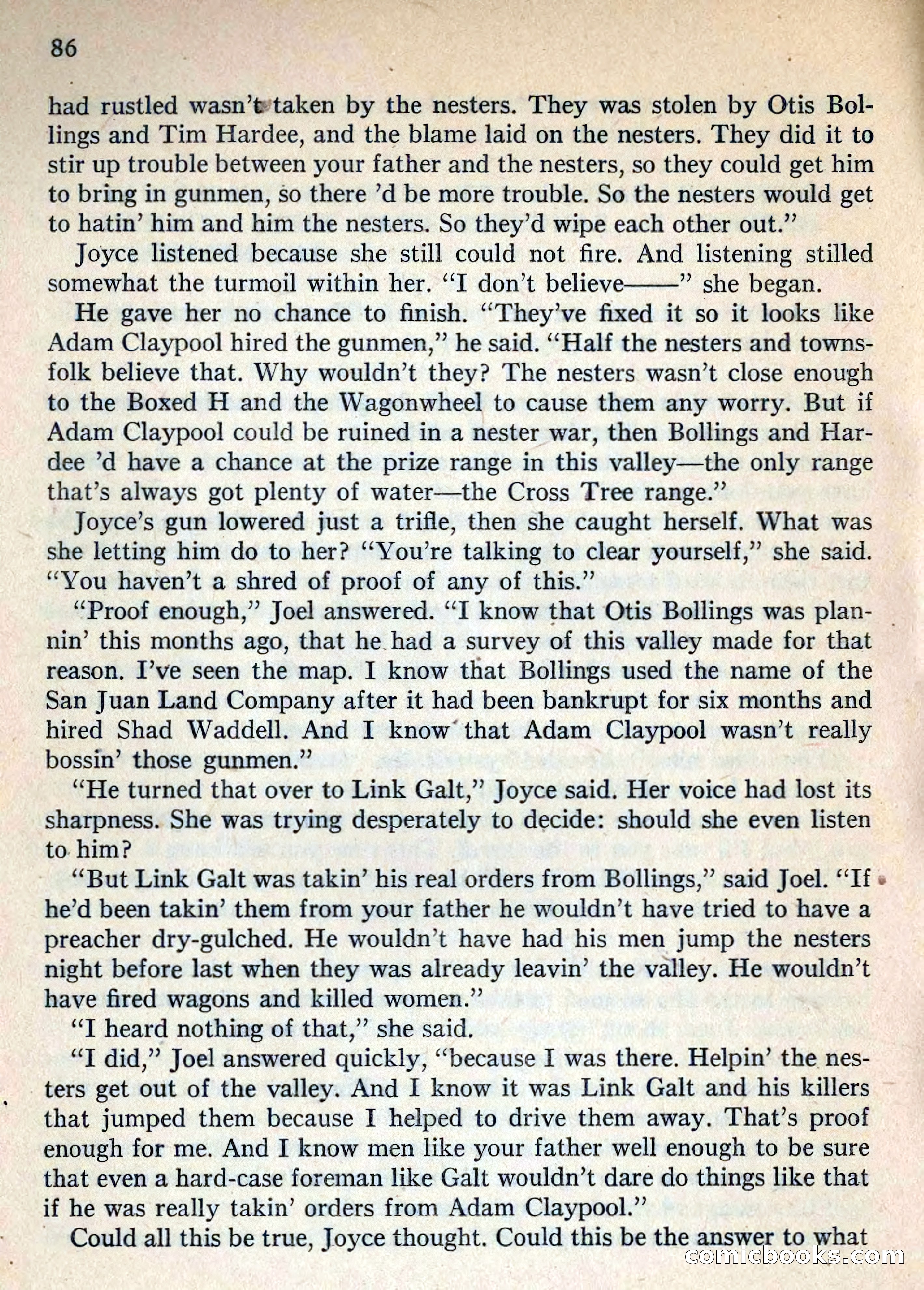 Fighting Western Novel No. 2: Under The Mesa Rim — page 88 of 133