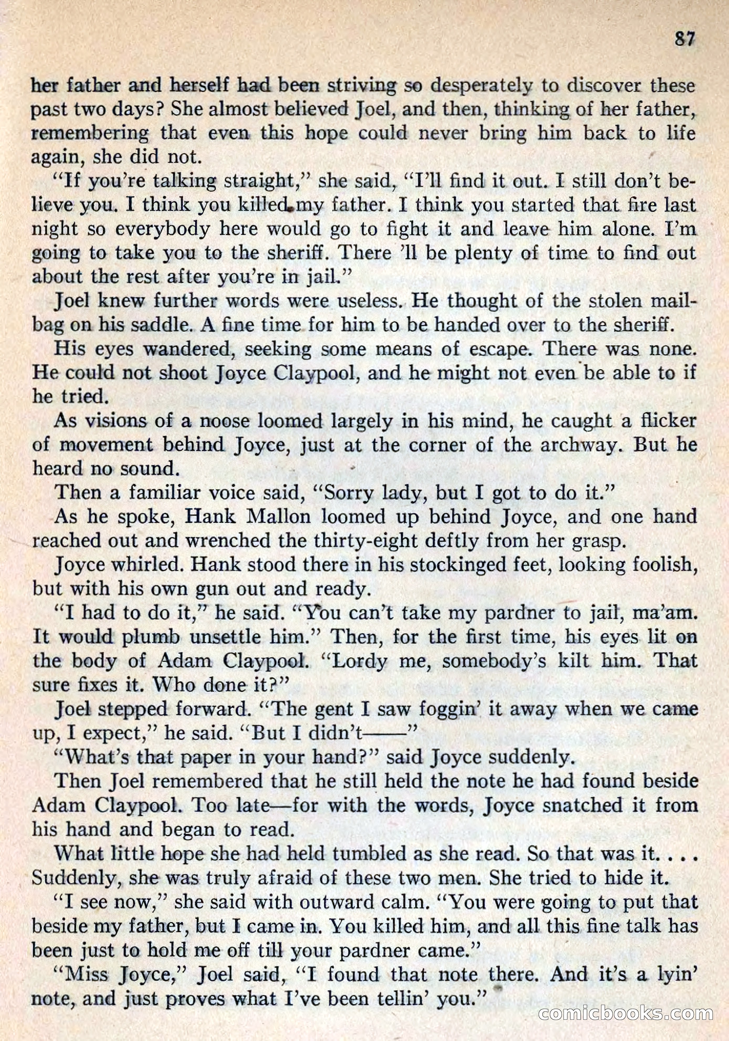 Fighting Western Novel No. 2: Under The Mesa Rim — page 89 of 133