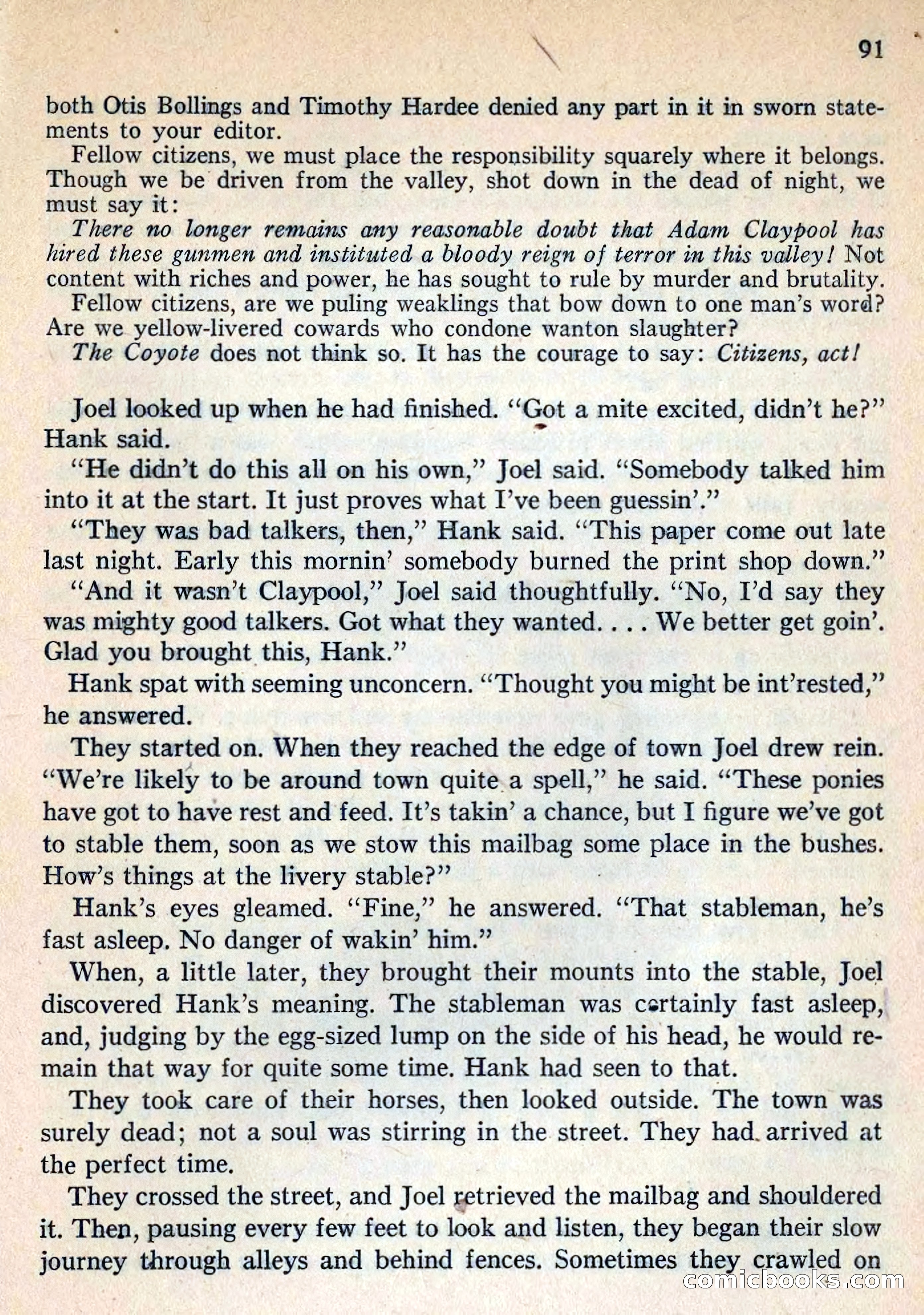 Fighting Western Novel No. 2: Under The Mesa Rim — page 93 of 133