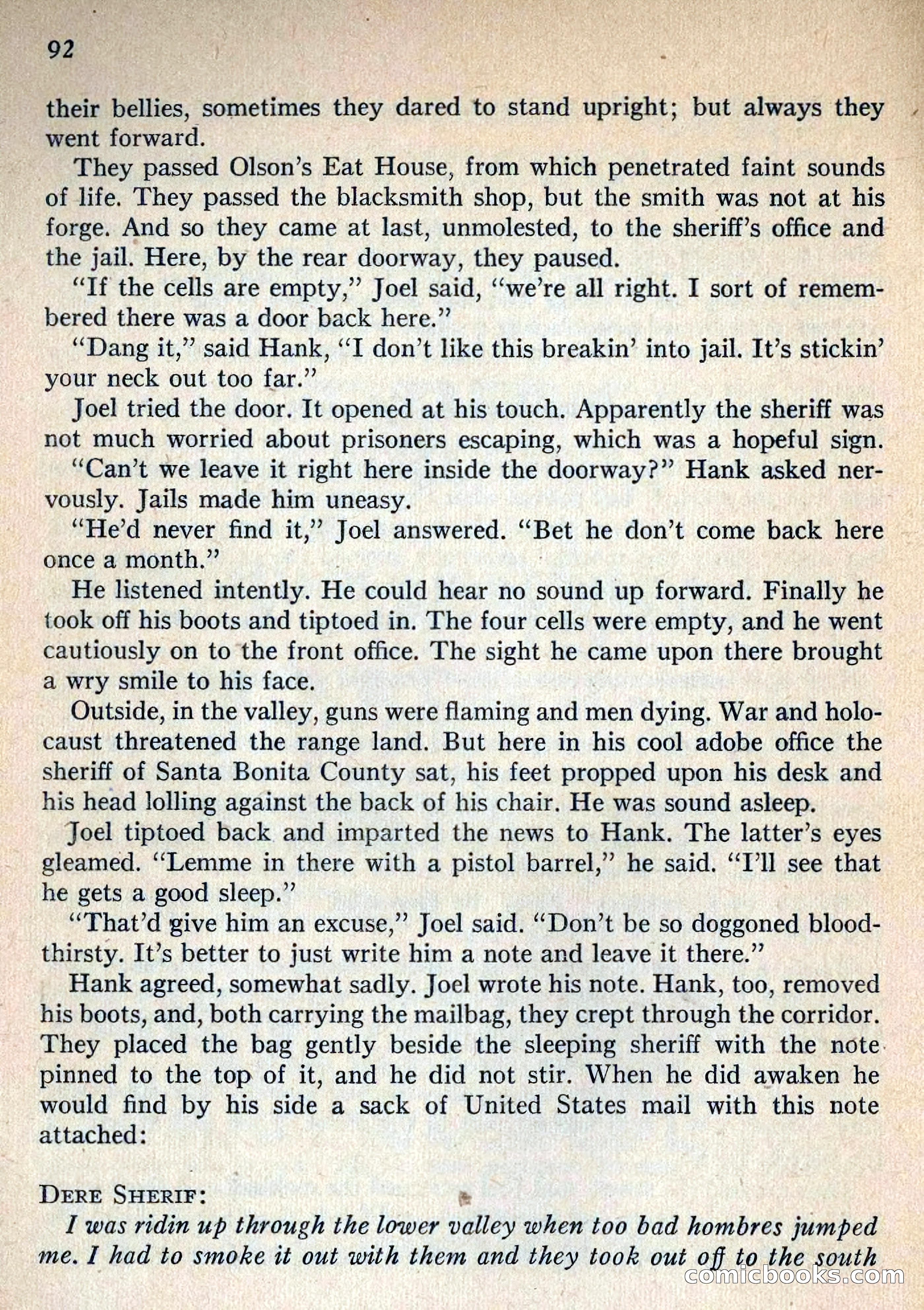 Fighting Western Novel No. 2: Under The Mesa Rim — page 94 of 133