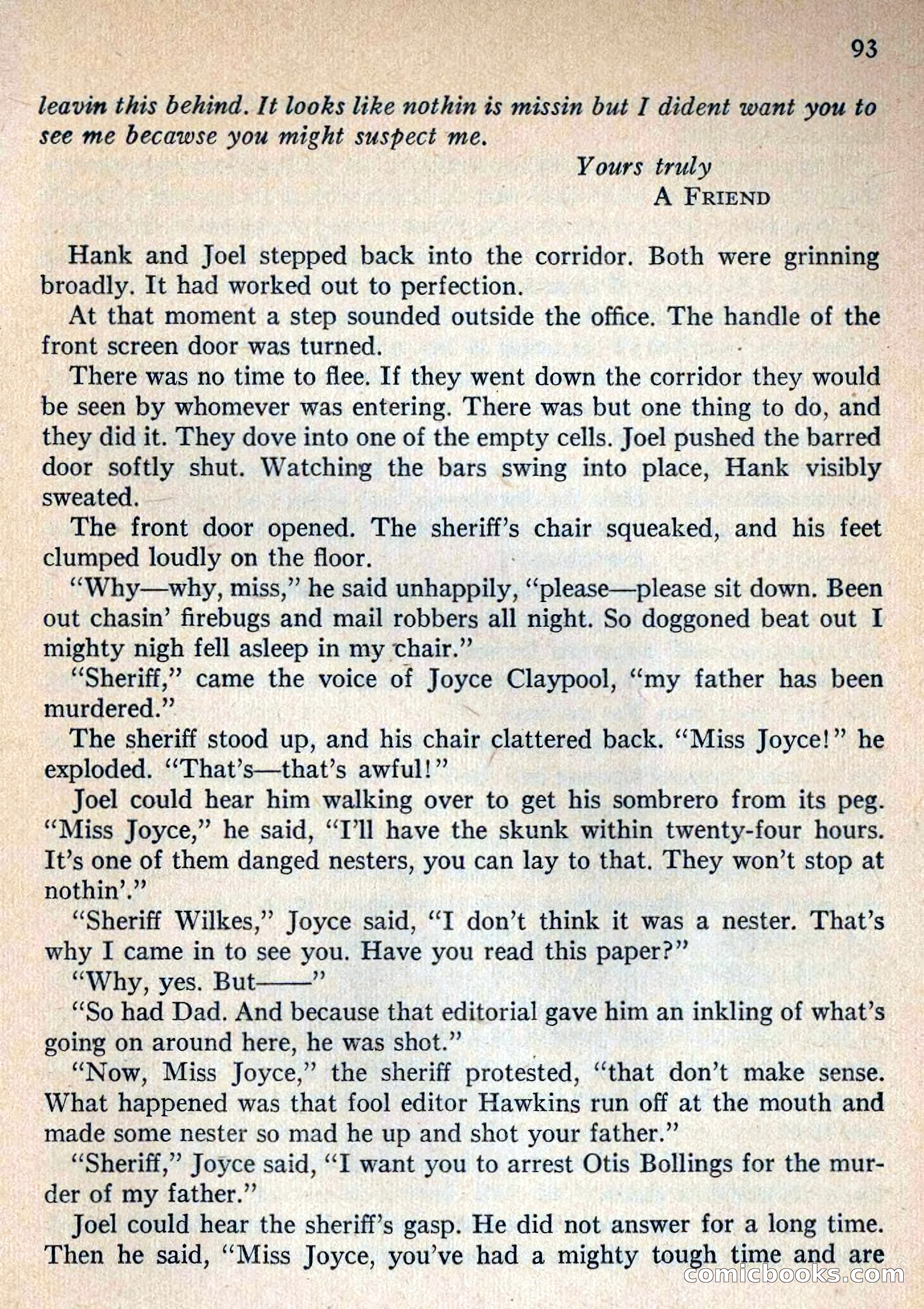 Fighting Western Novel No. 2: Under The Mesa Rim — page 95 of 133