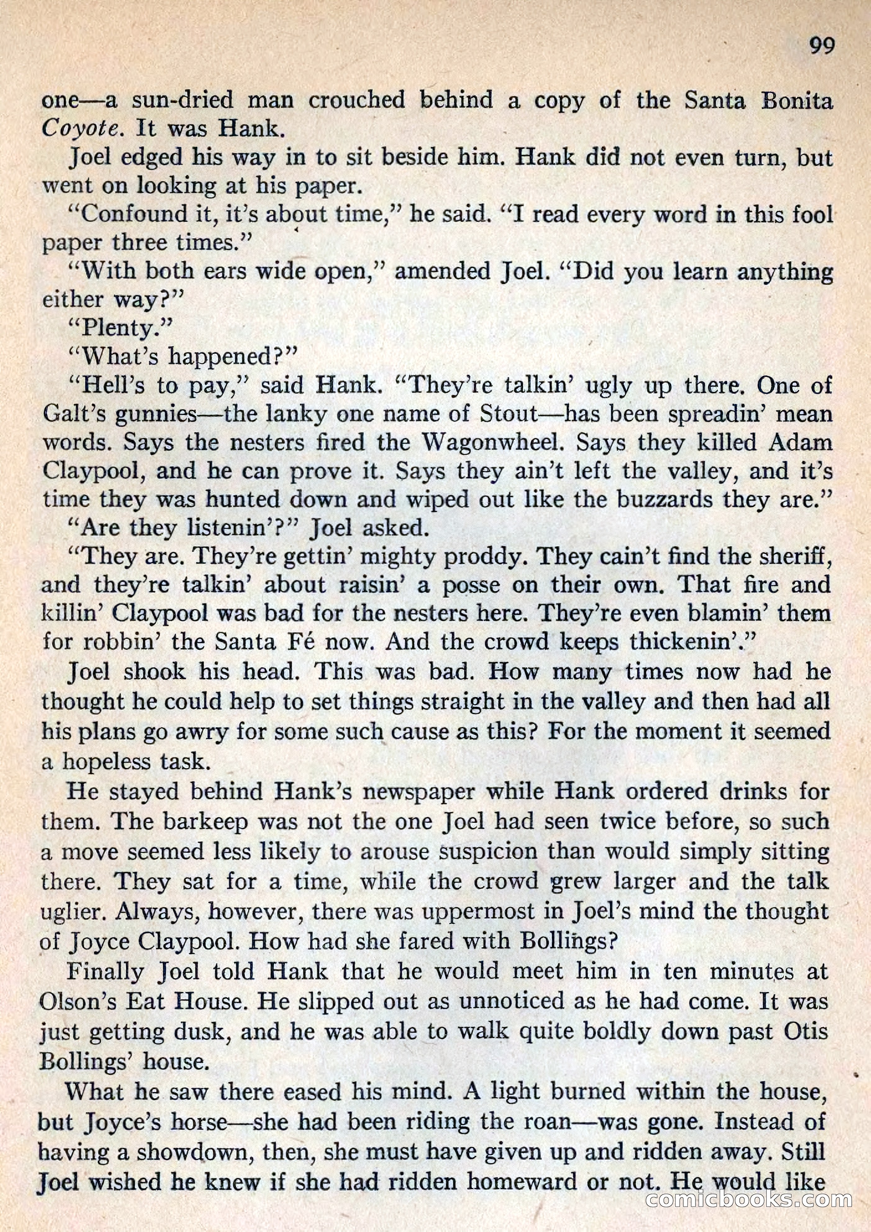 Fighting Western Novel No. 2: Under The Mesa Rim — page 101 of 133