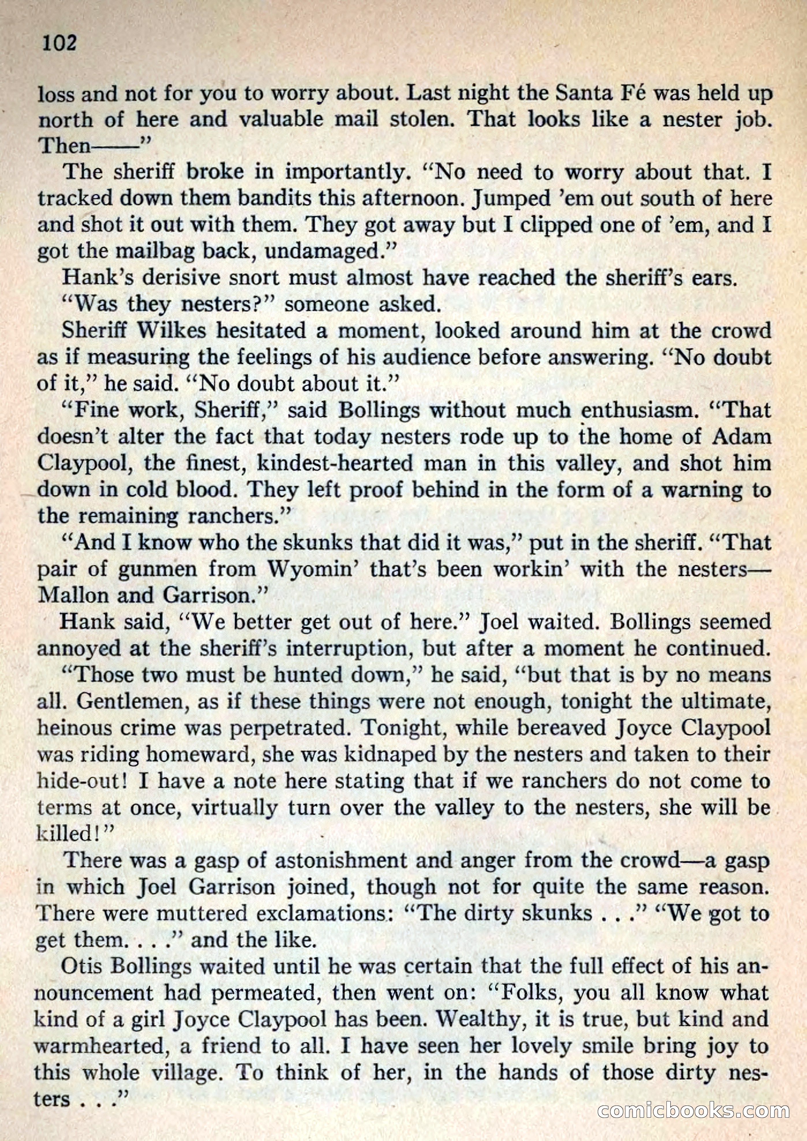 Fighting Western Novel No. 2: Under The Mesa Rim — page 104 of 133