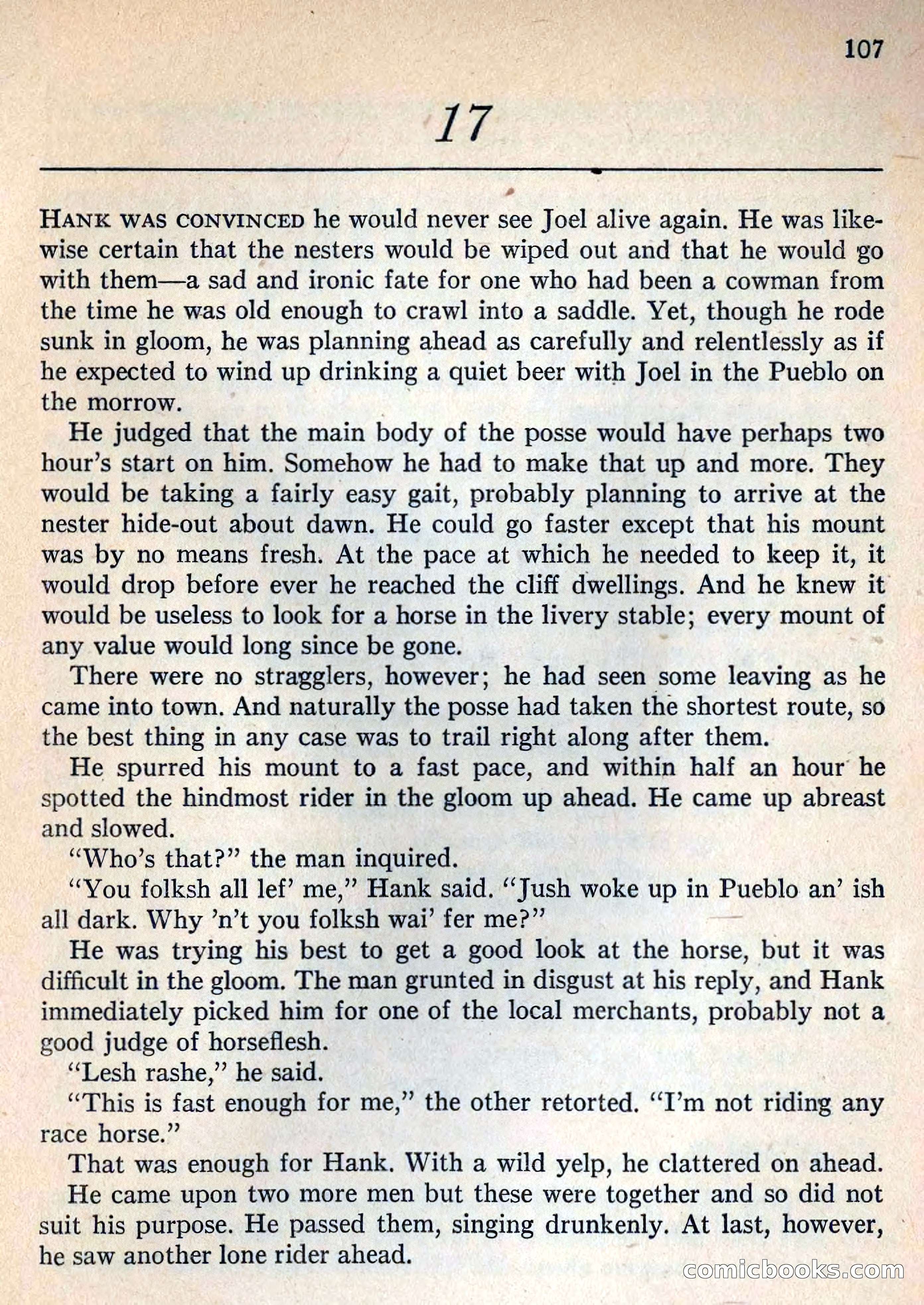 Fighting Western Novel No. 2: Under The Mesa Rim — page 109 of 133