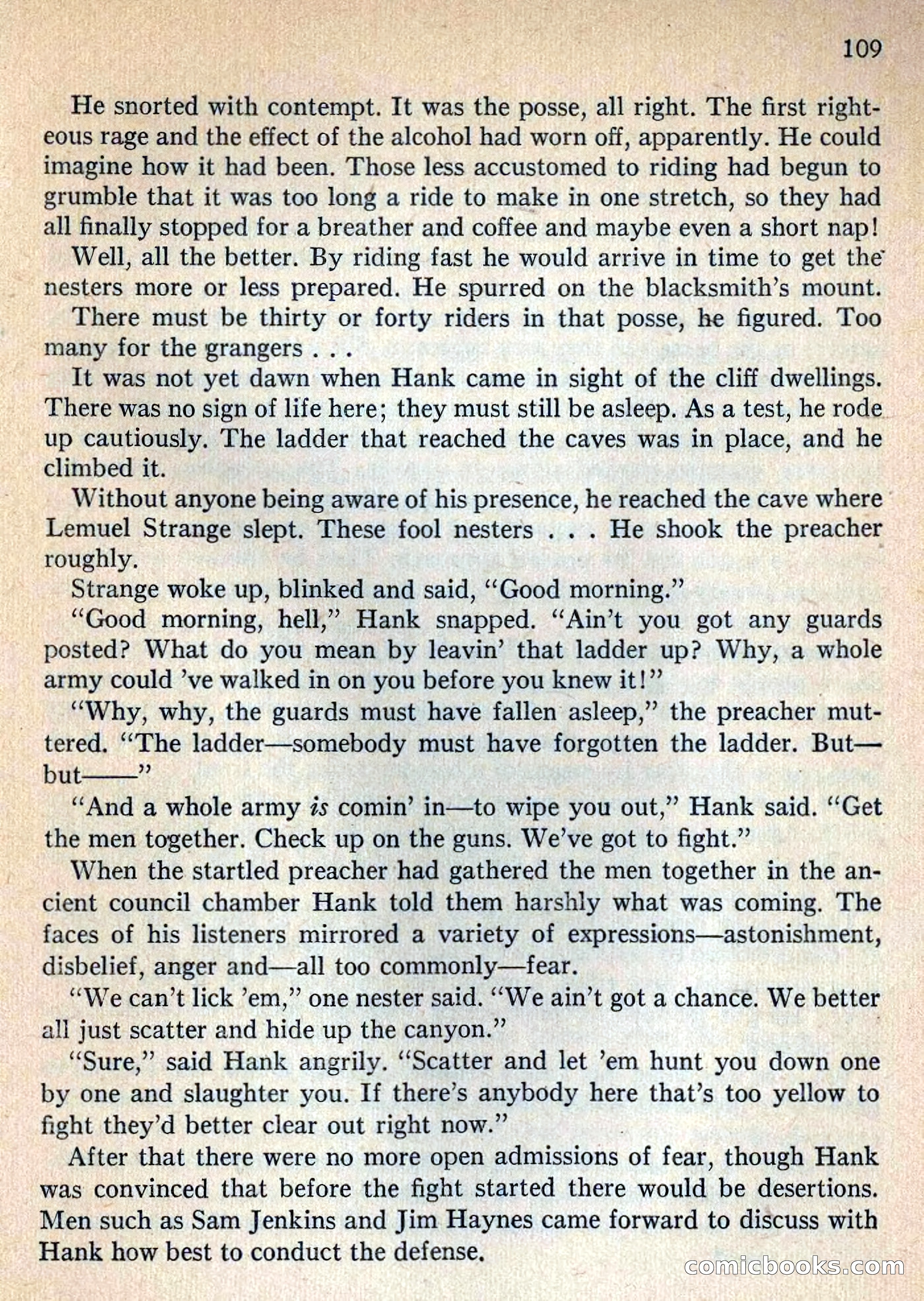 Fighting Western Novel No. 2: Under The Mesa Rim — page 111 of 133